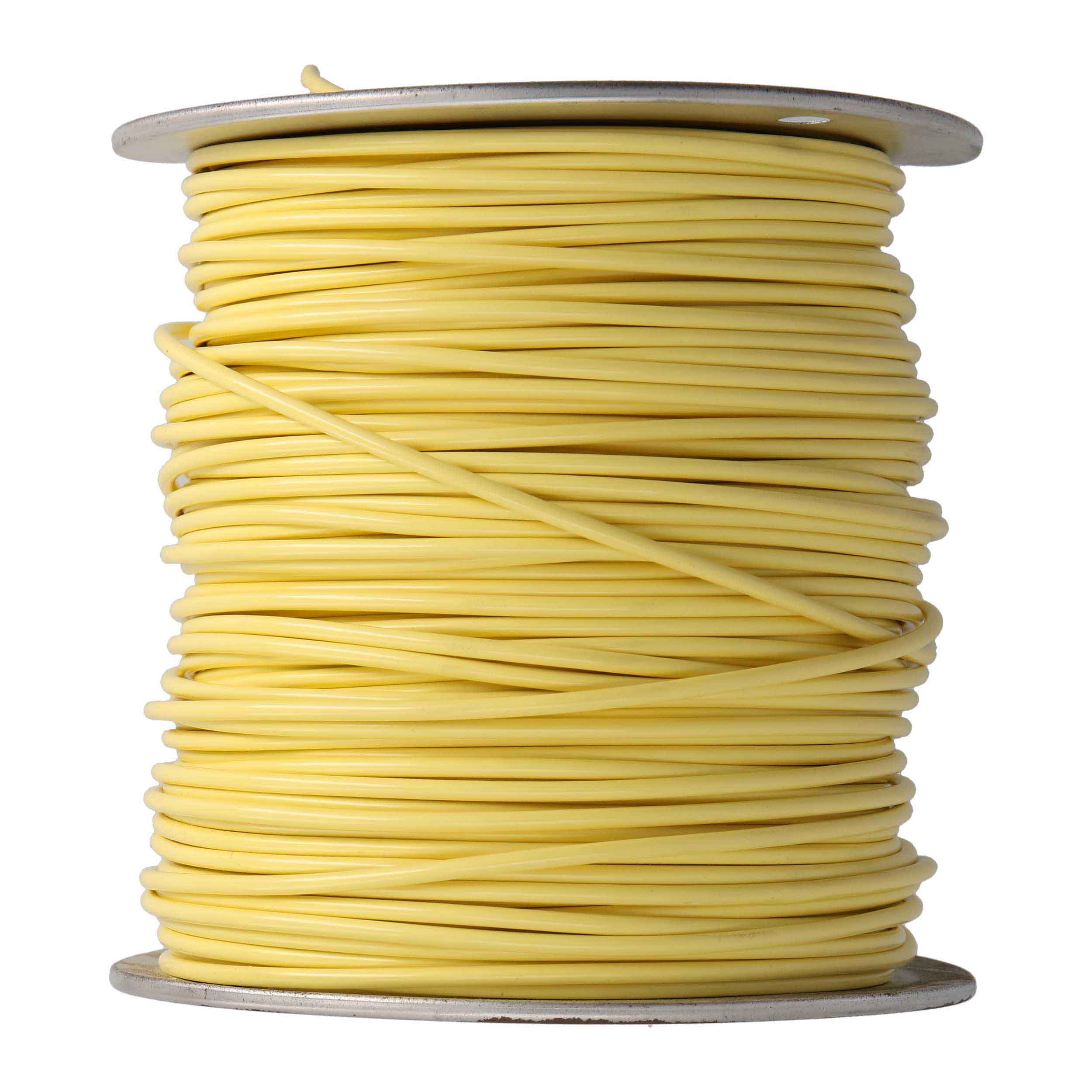 12 GA US GPT ALL COPPER PRIMARY WIRE YELLOW - Coil of 500 FT