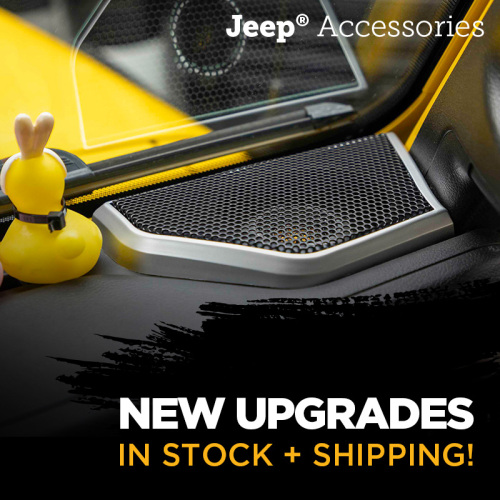Dashboard Speaker Grilles - Jeep® Wrangler JL 2018-2025 | Gladiator JT 2020-2026