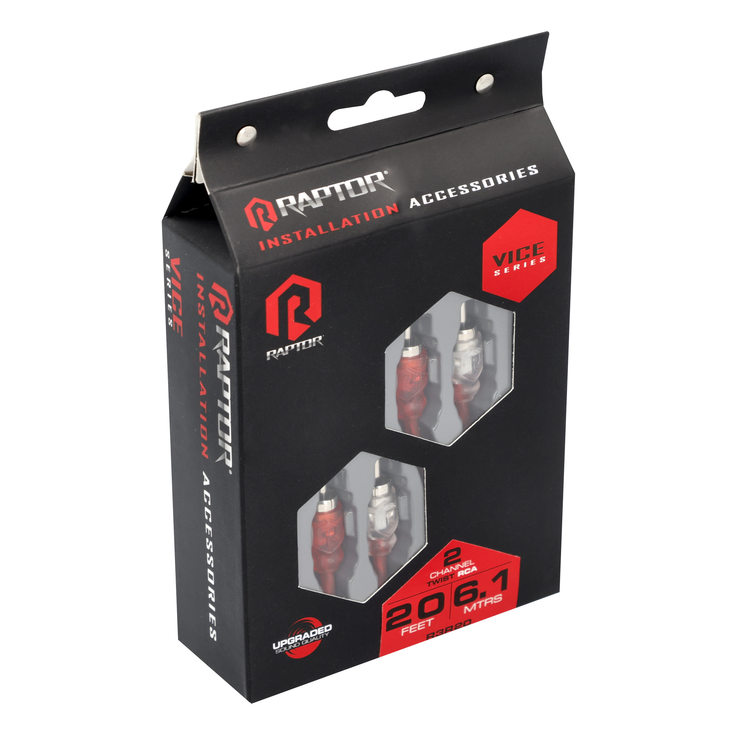 RCA 2-Channel Audio Cable - Vice Series 20 Feet