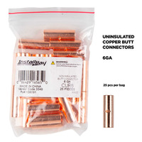 6 GA COPPER BUTT - 25PK