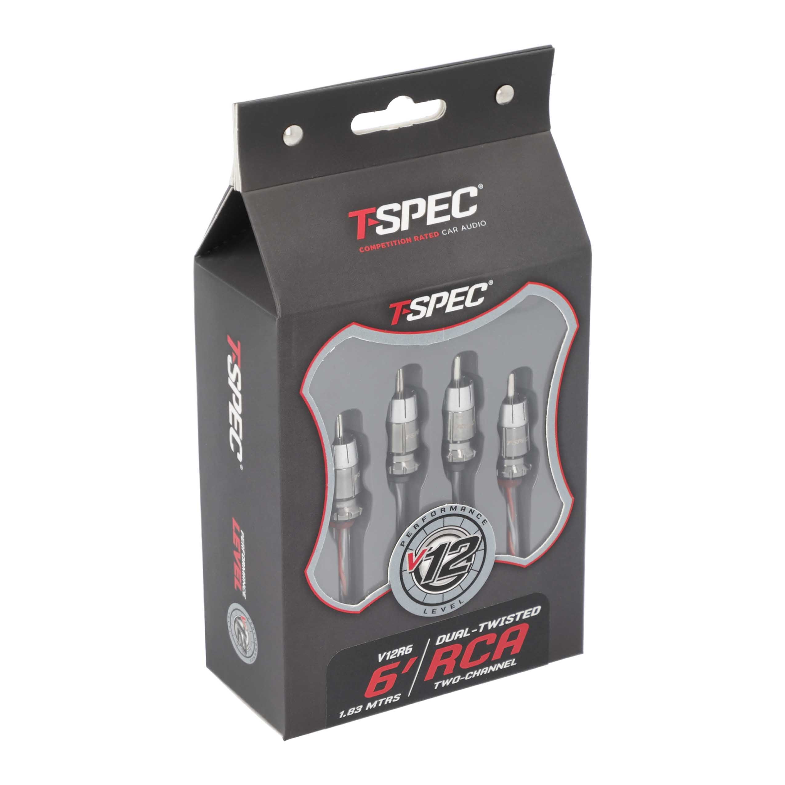 RCA v12 Series 2-Channel Audio Cable - 6 FT