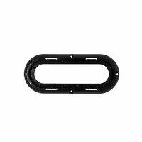 Plastic Flange for Oval Trailer Lights - 6 Inch