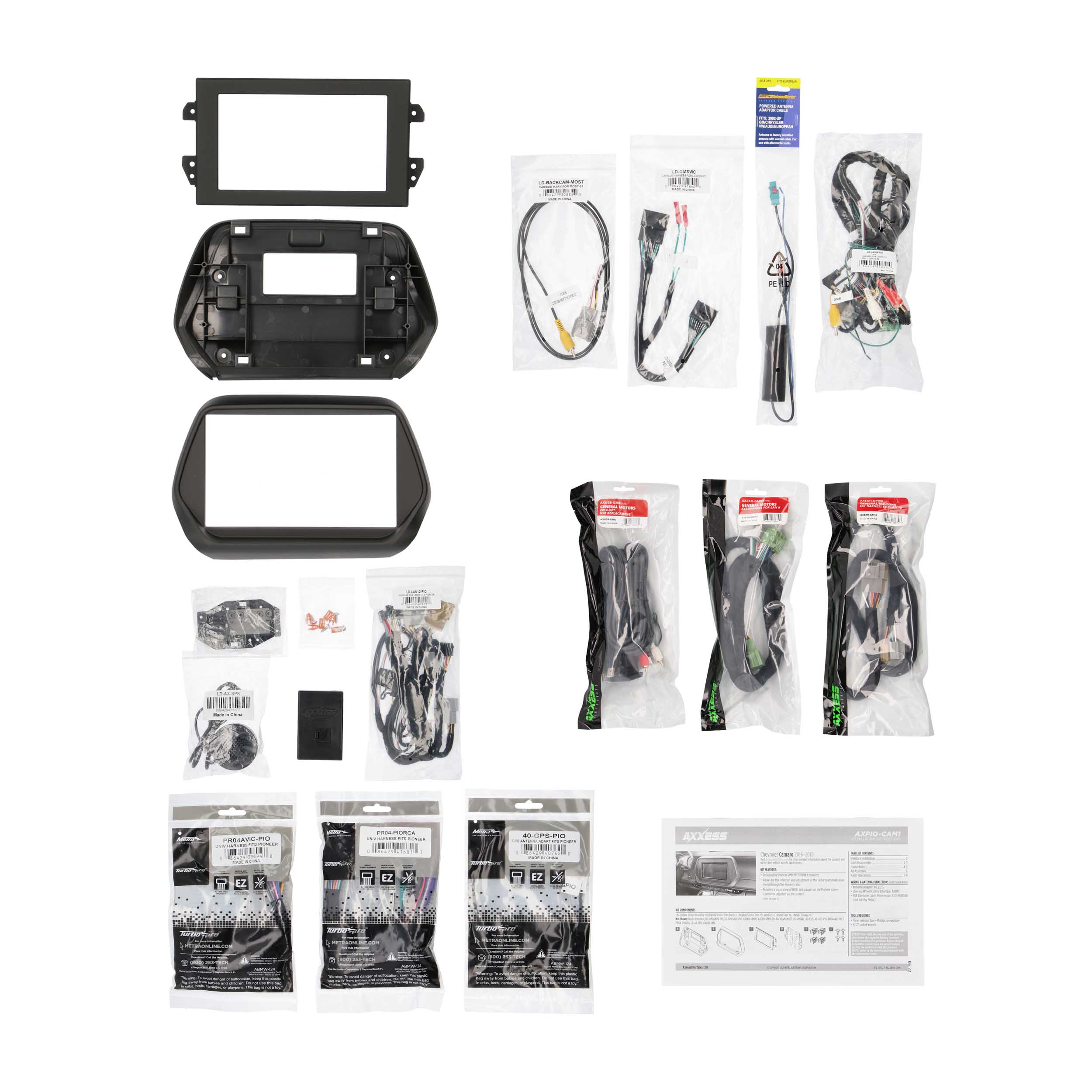 Pioneer Radio Integration Package Chevrolet Camaro 2016-2018