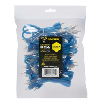 R2 Bulk Series 2-Channel RCA Cable | 1.5 ft. | 10 Pack