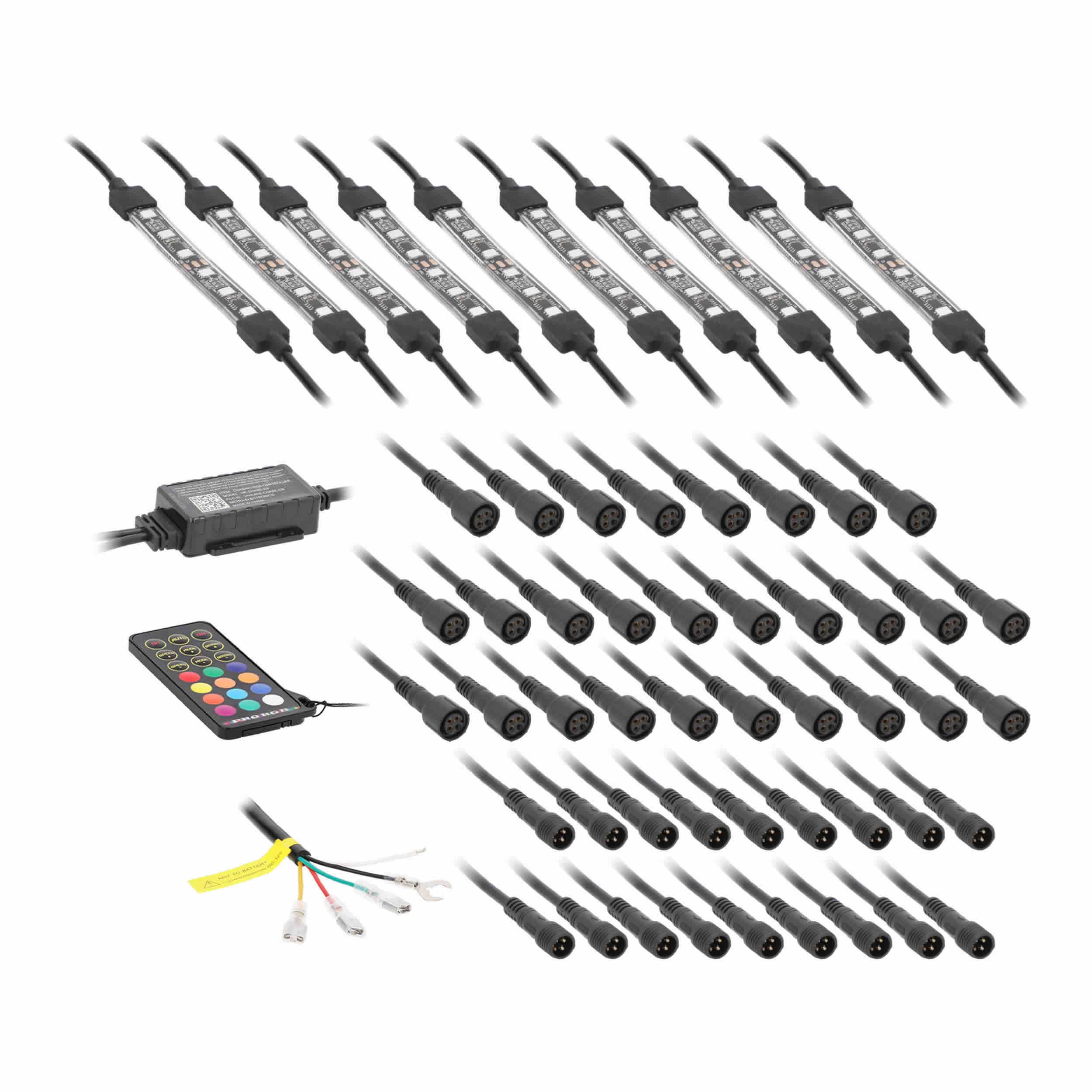 10-Piece Chasing LED Motorcycle Kit