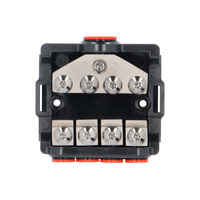 MANL Fuse Distribution Block | 1/0-4 AWG In, (4) 4/8 AWG Out