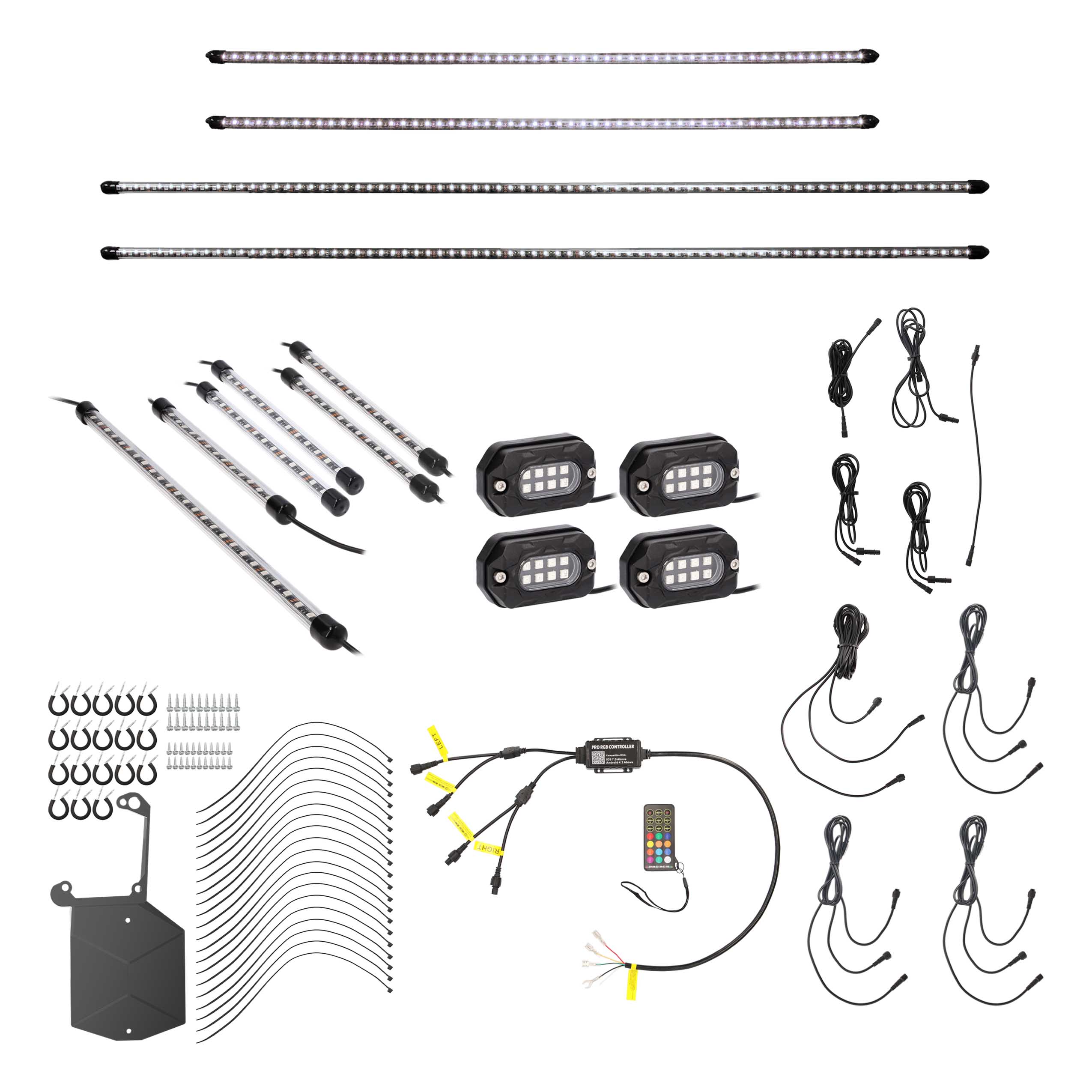 Complete Plug-N-Play RGB Lighting Kit for Jeep JL/JT