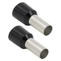 Black 4 GA Ferrules - Package of 100