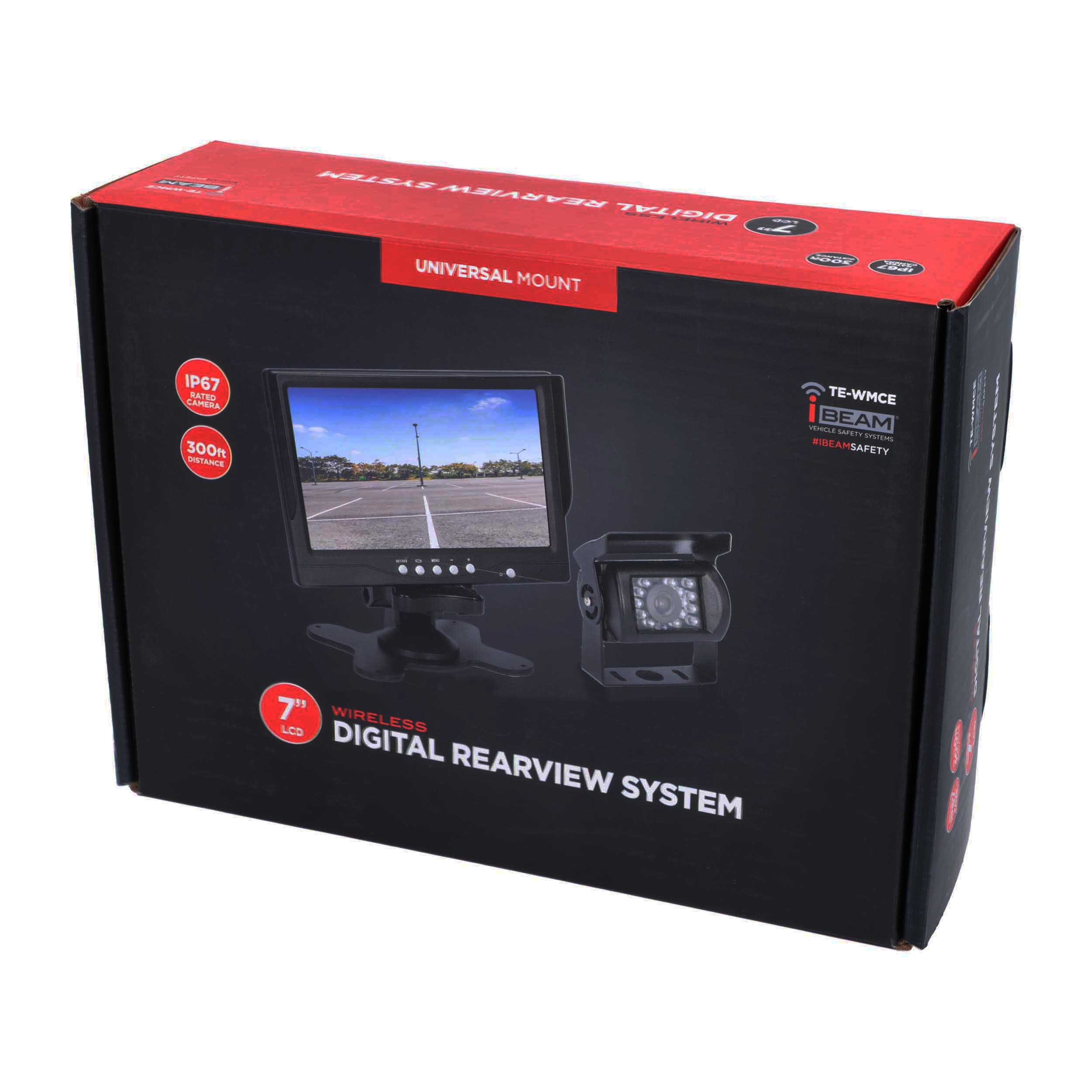 Universal Wireless 7” Monitor and Commercial Camera