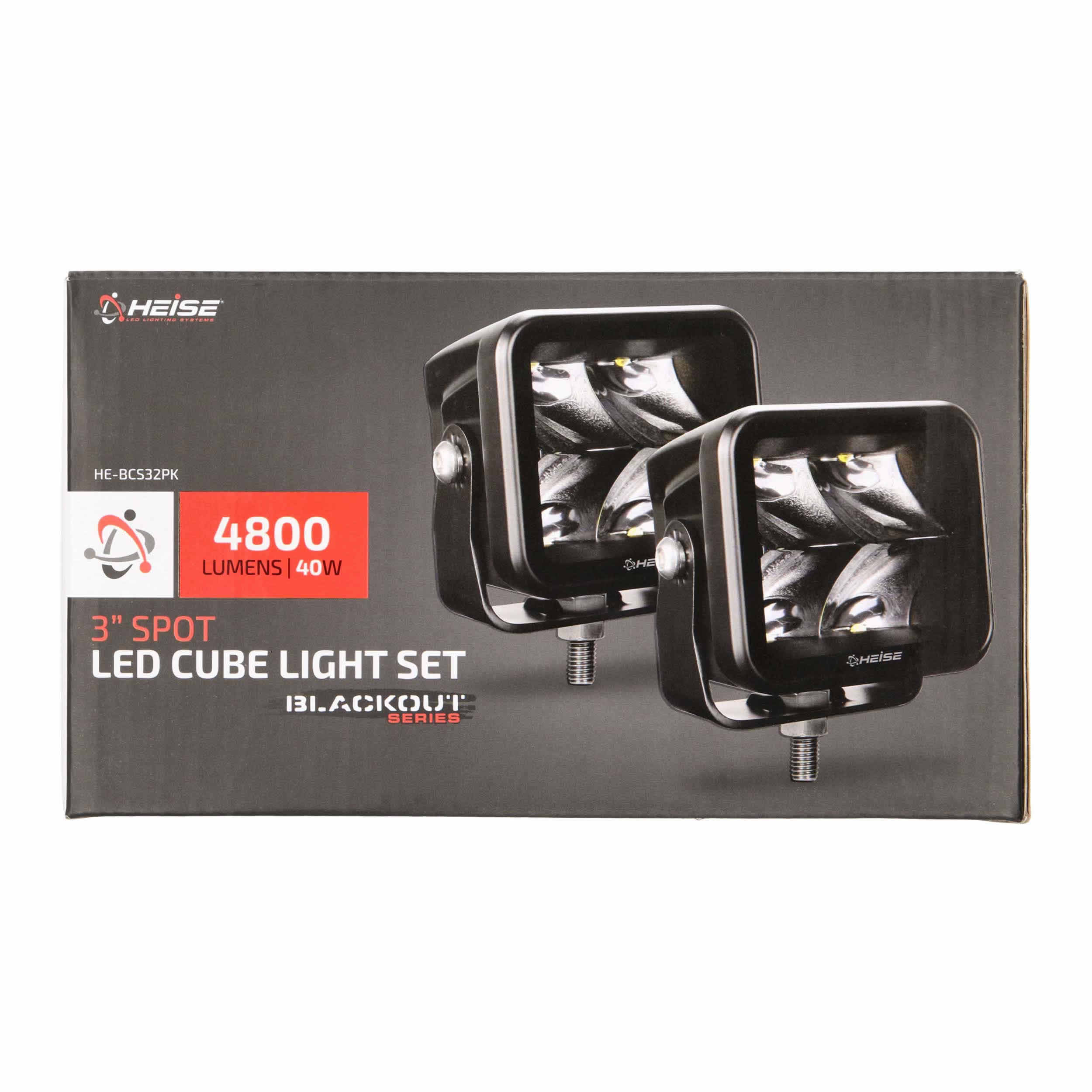 Blackout 3" - 4 Spot Cube 2 Pack