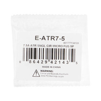 7.5 Amp 2 Leg Micro ATR Fuse - 5PK
