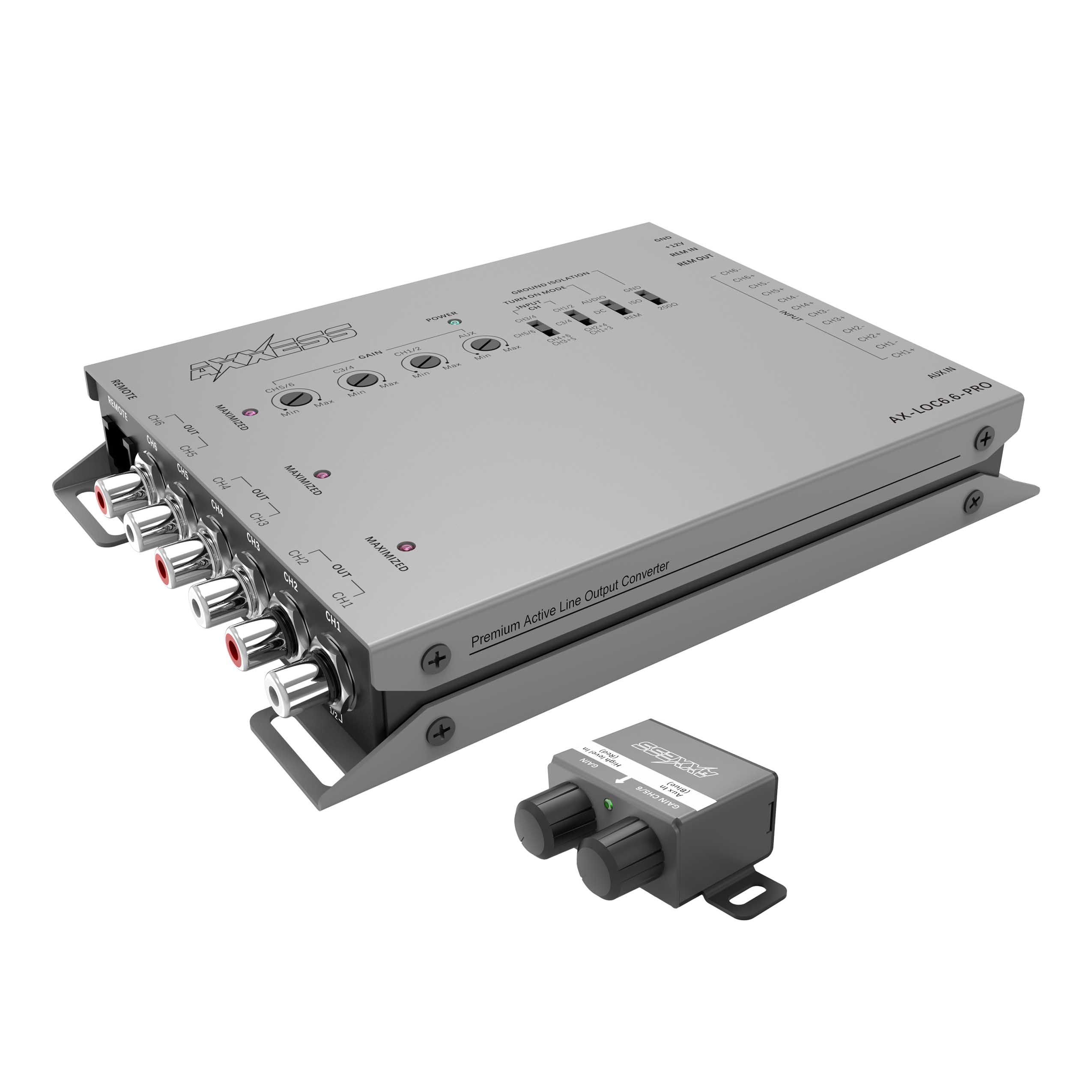 6-Channel Line Output Converter with Summing Processor | 40V Input