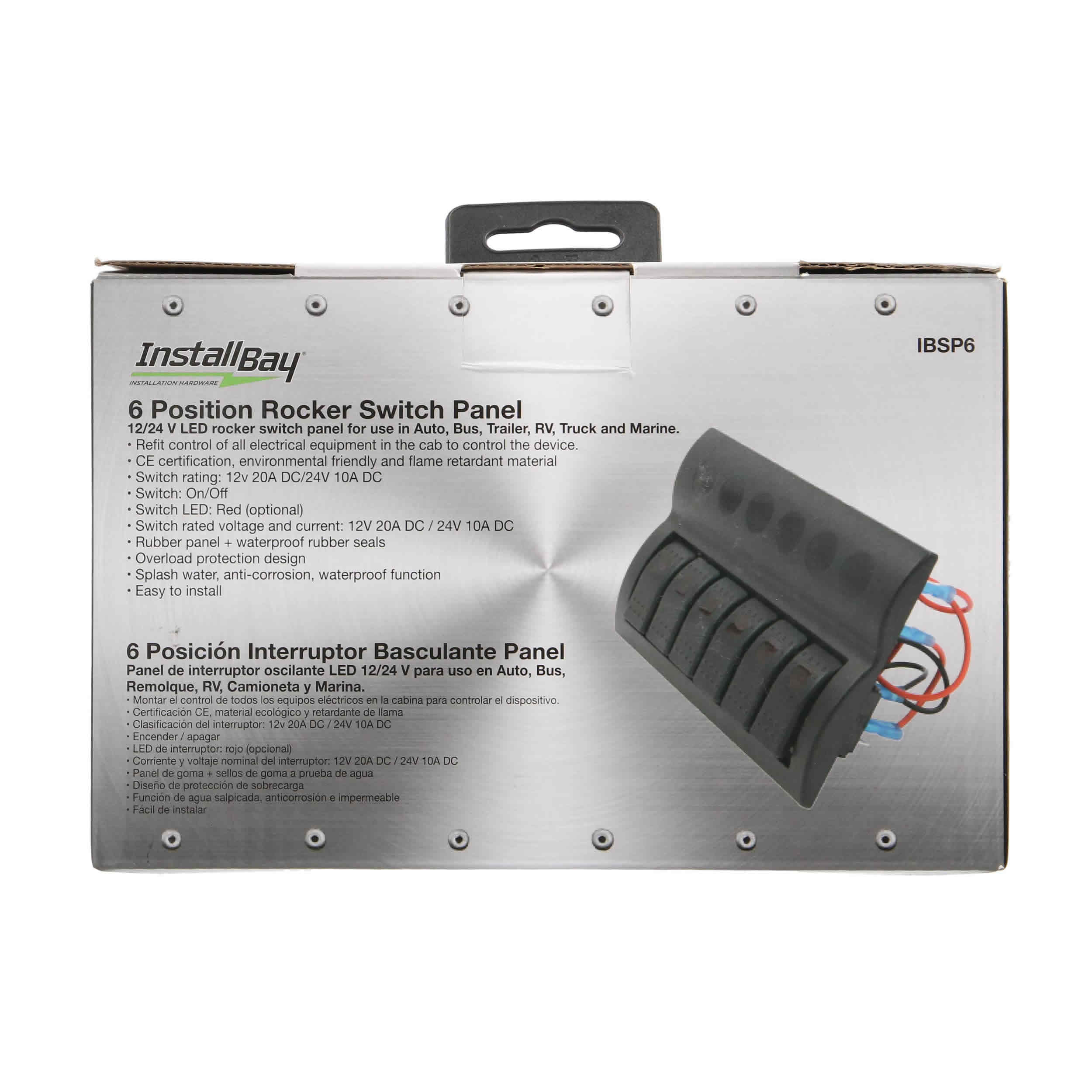 Panel Switches - 6 Switch Panel - Each