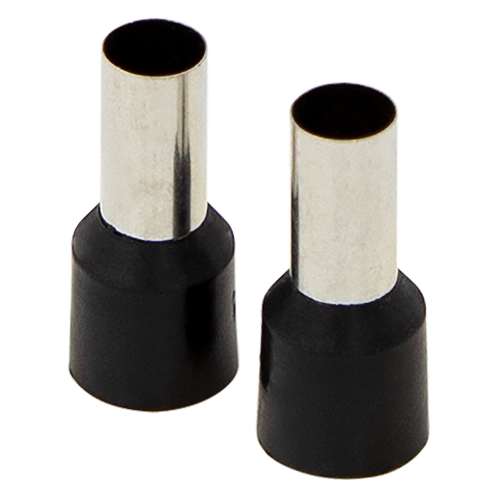 Ferrules - Black 8GA - 50 per Bag