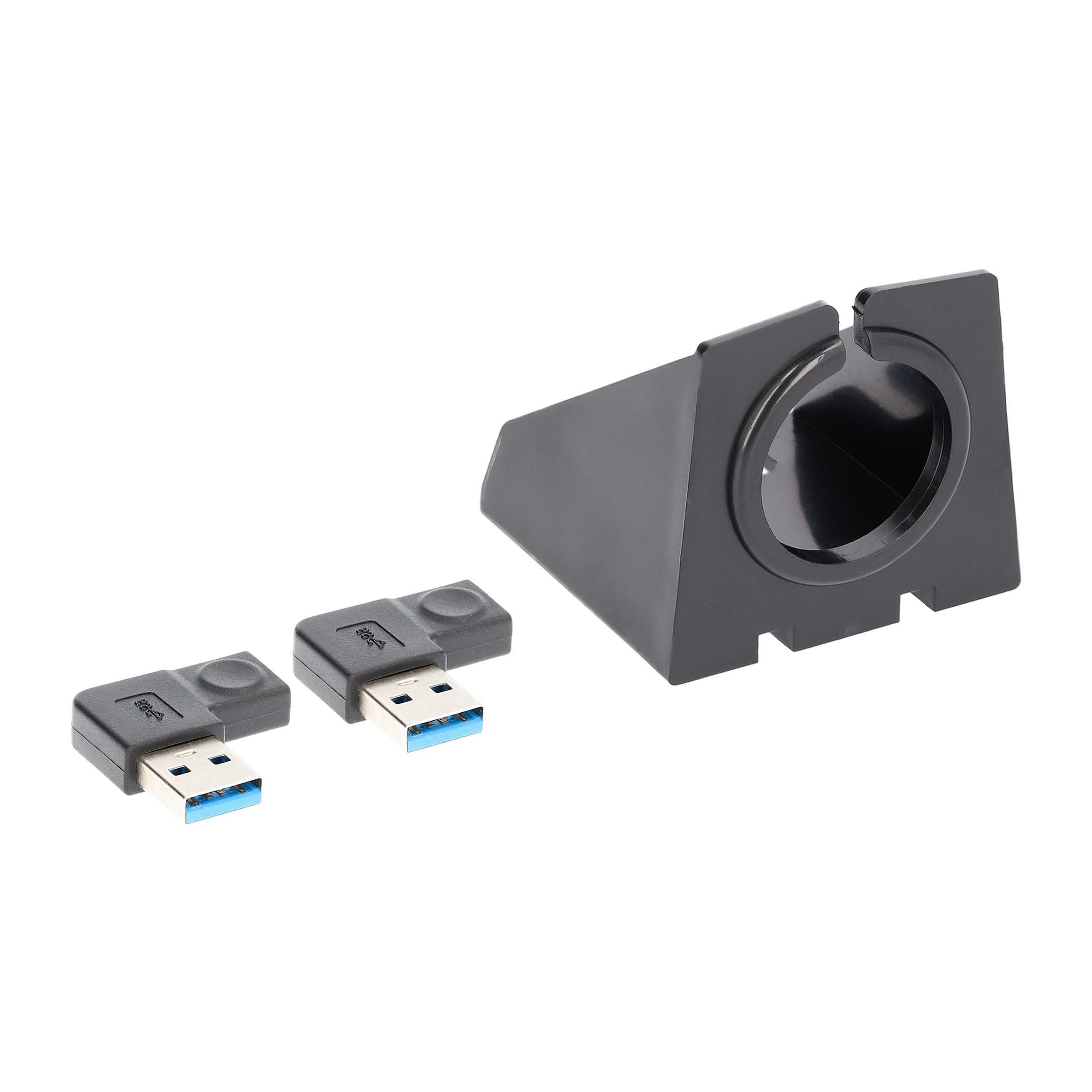 Dual USB-C Charge And Data Flush Mount - Retail Pack