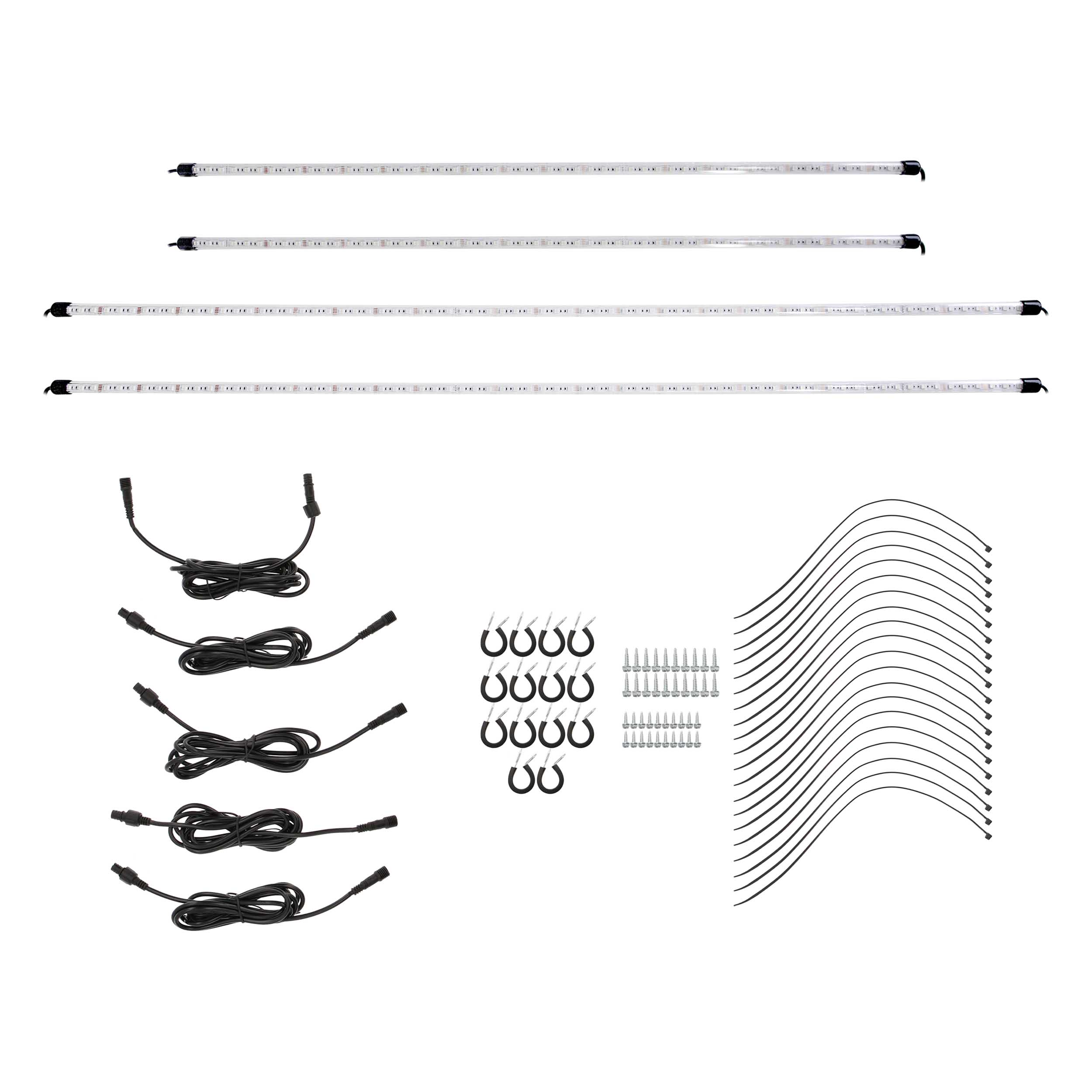 Improved RGBW Underglow LED - 4 Piece Kit
