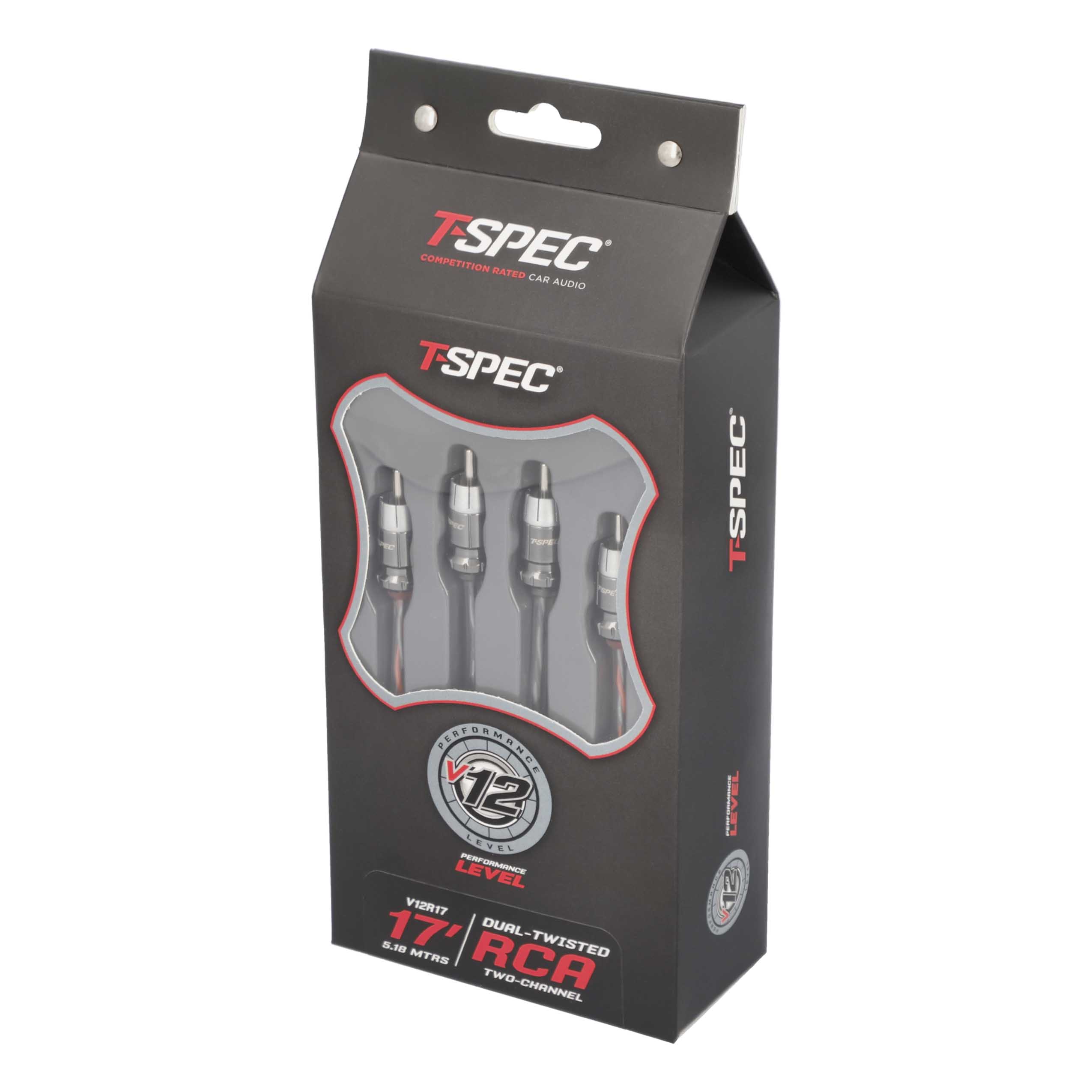 RCA v12 Series 2-Channel Audio Cable - 17 FT