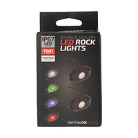 Daytona Lights Rock Lights (Red) - 2 Pack