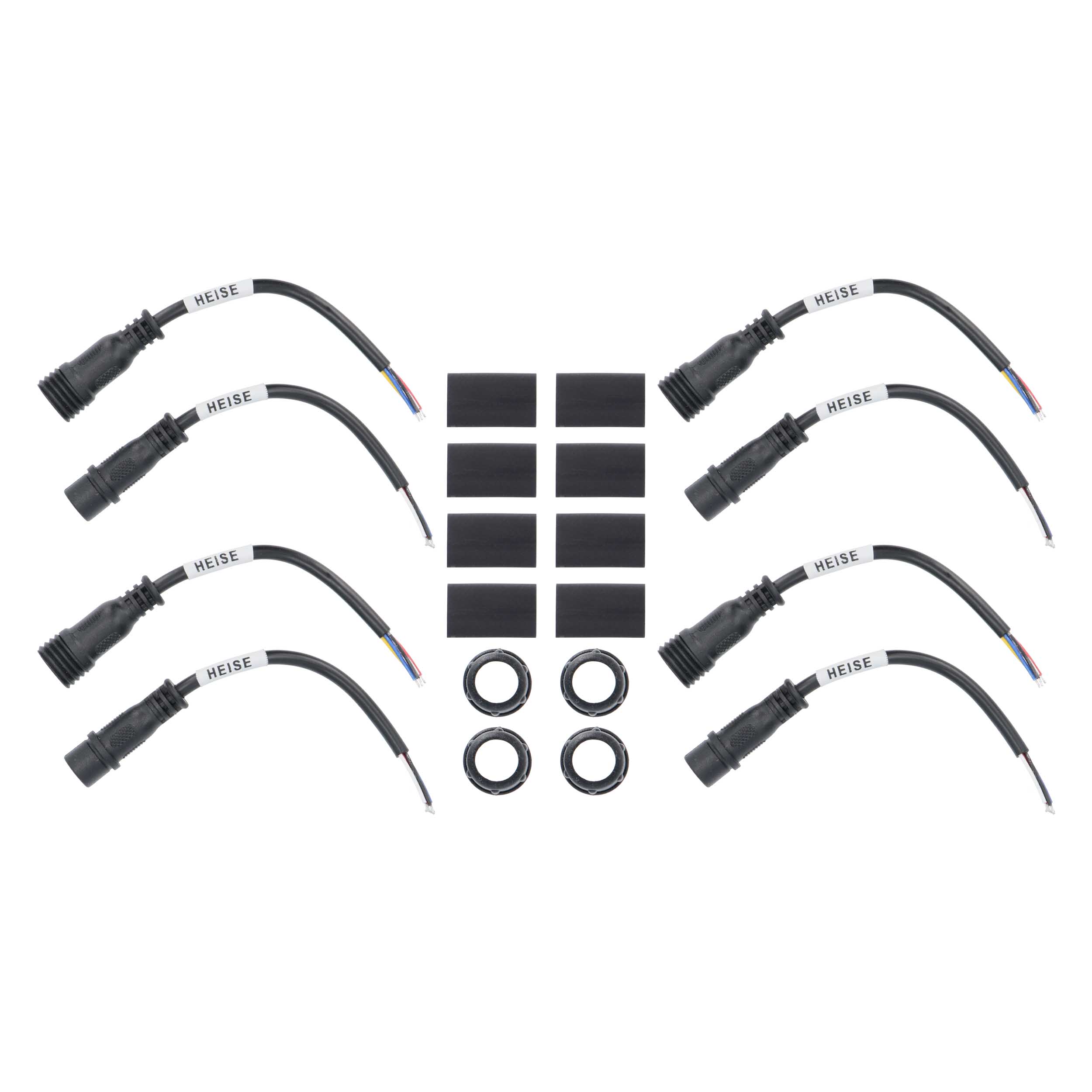 Heise Connect RGBW Solder-On Adapters - 4-Pack