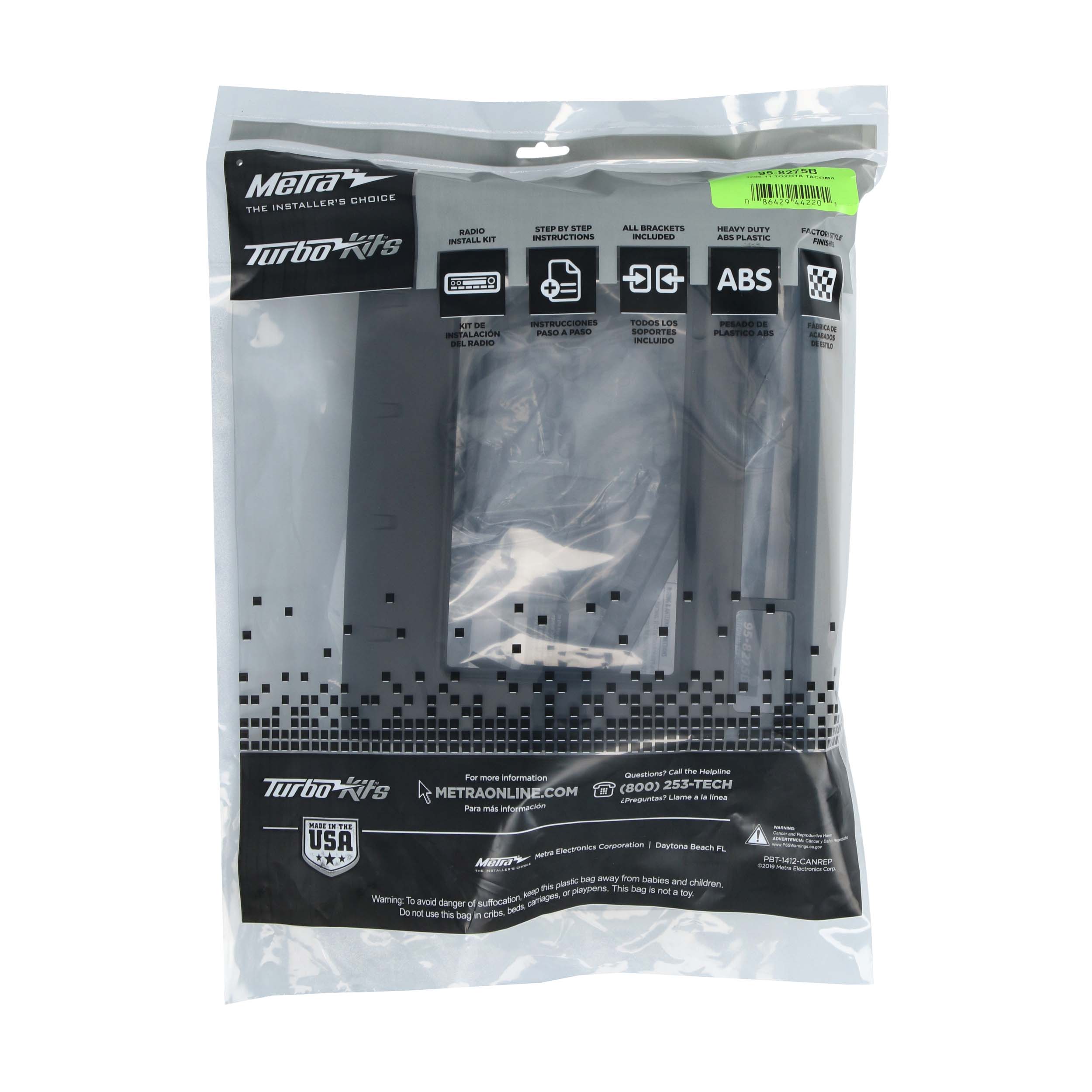 Stereo Installation Kit - Fits Toyota Tacoma 2005-2011