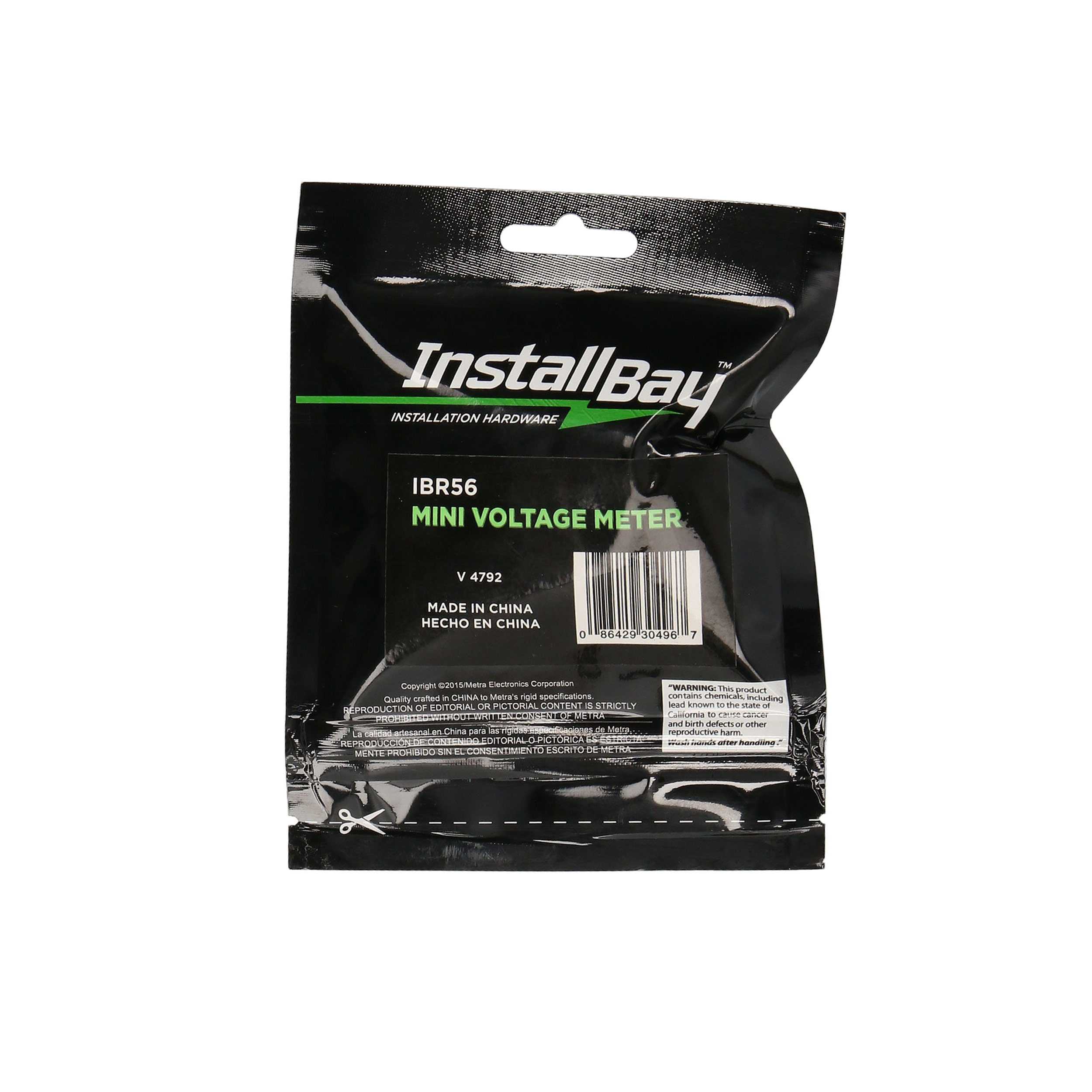 Mini Voltage Meter with Hardware - Retail Pack