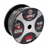 V8GT OFC Power Wire | 1/0 AWG | 50 ft. | Black