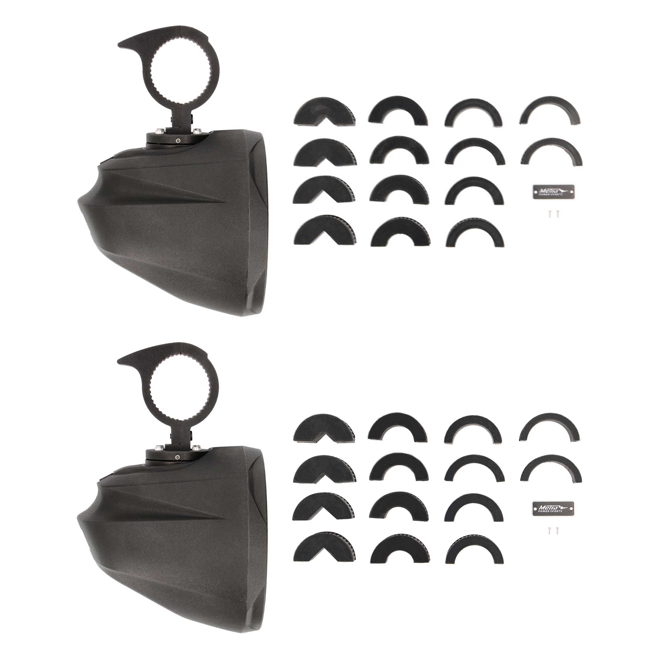 Unloaded Pair 6.5" Can Speaker Pods