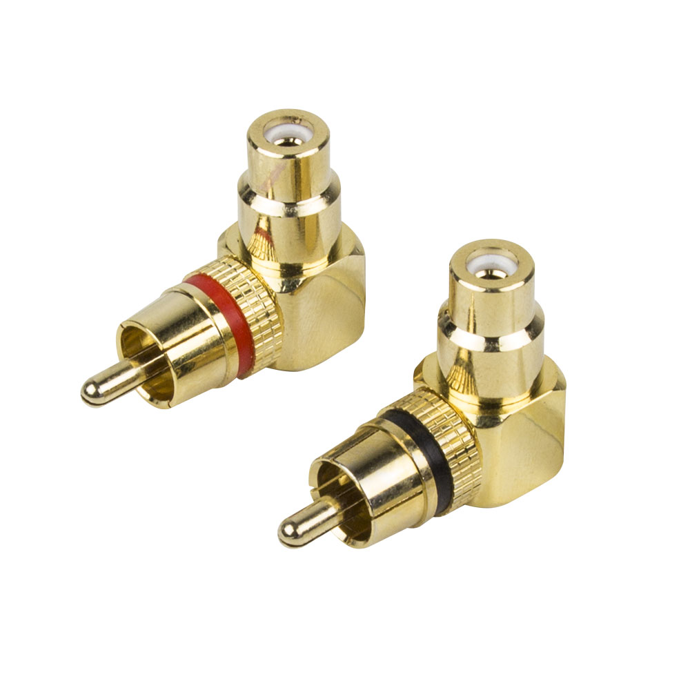 Barrel Connectors Male to Female Right Angle - Pro Series