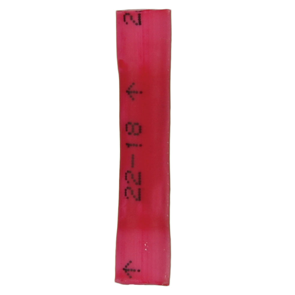 3M™ Red Vinyl Butt Connector 22-18 Gauge - Pkg of 100