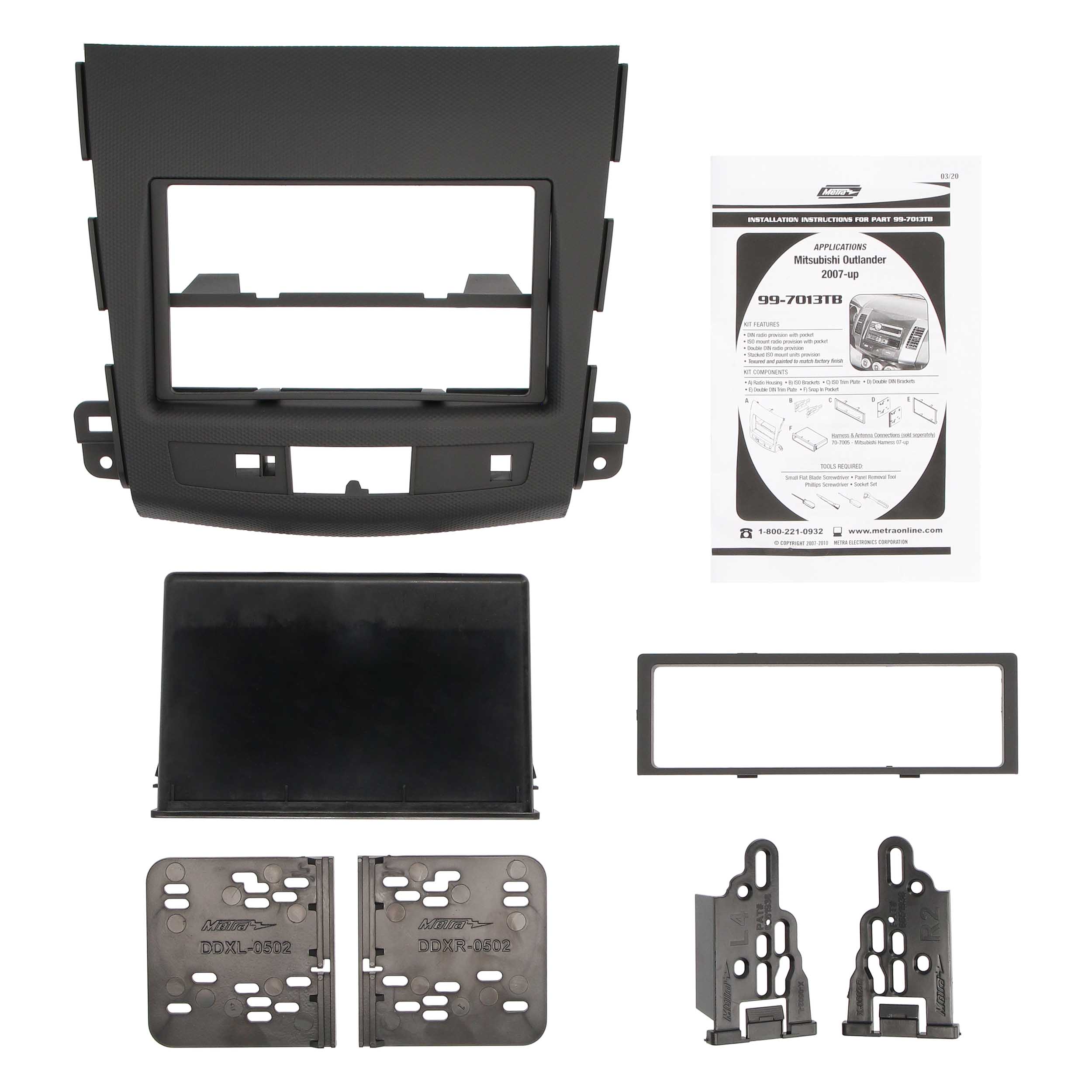 Stereo Installation Kit -Fits Mitsubishi Outlander 2007-2013