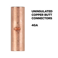 4 GA COPPER BUTT - 25PK