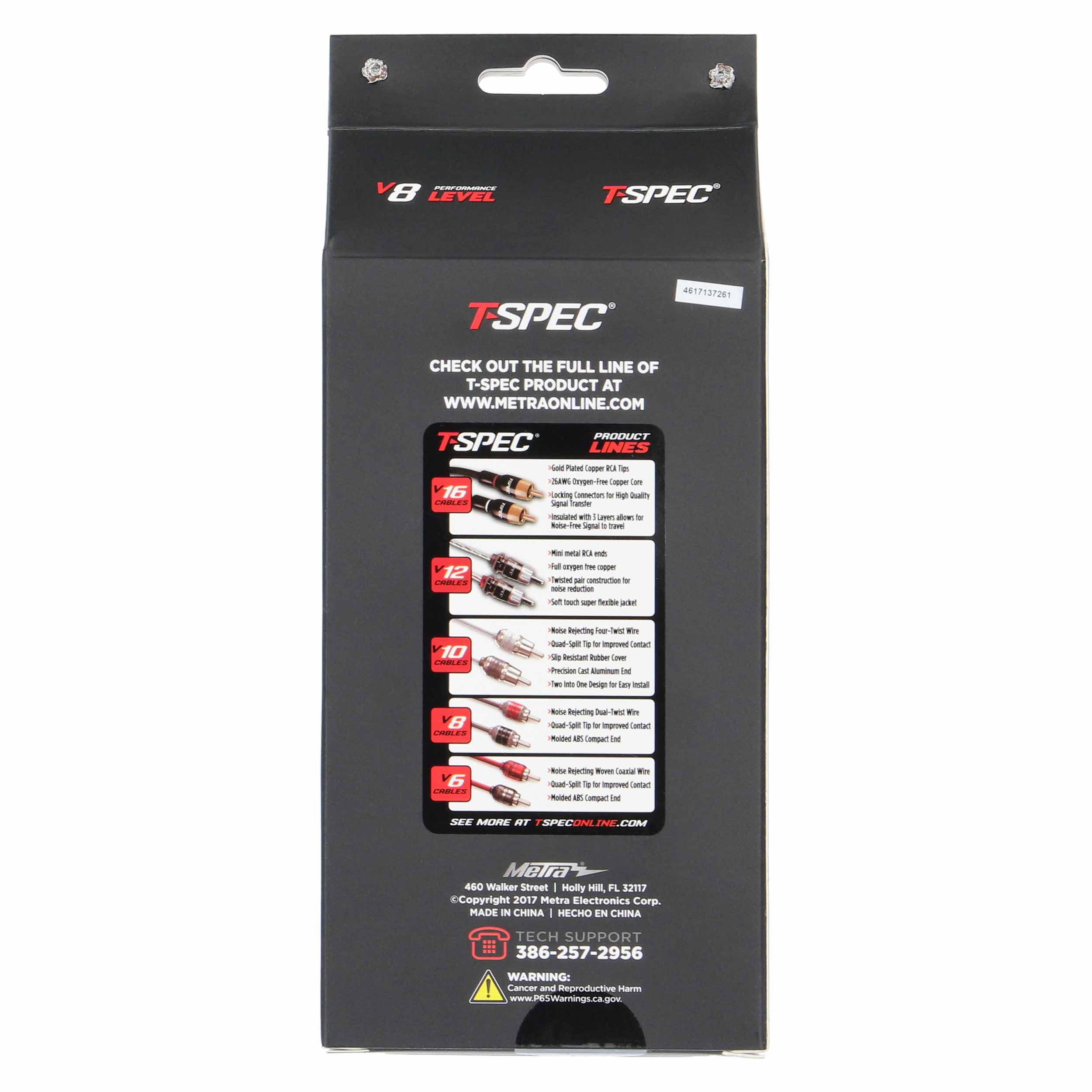 RCA v8 Series 4-Channel Audio Cable - 17 FT