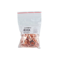 Copper Uninsulated Ring Terminal 4 Gauge 3/8 inch