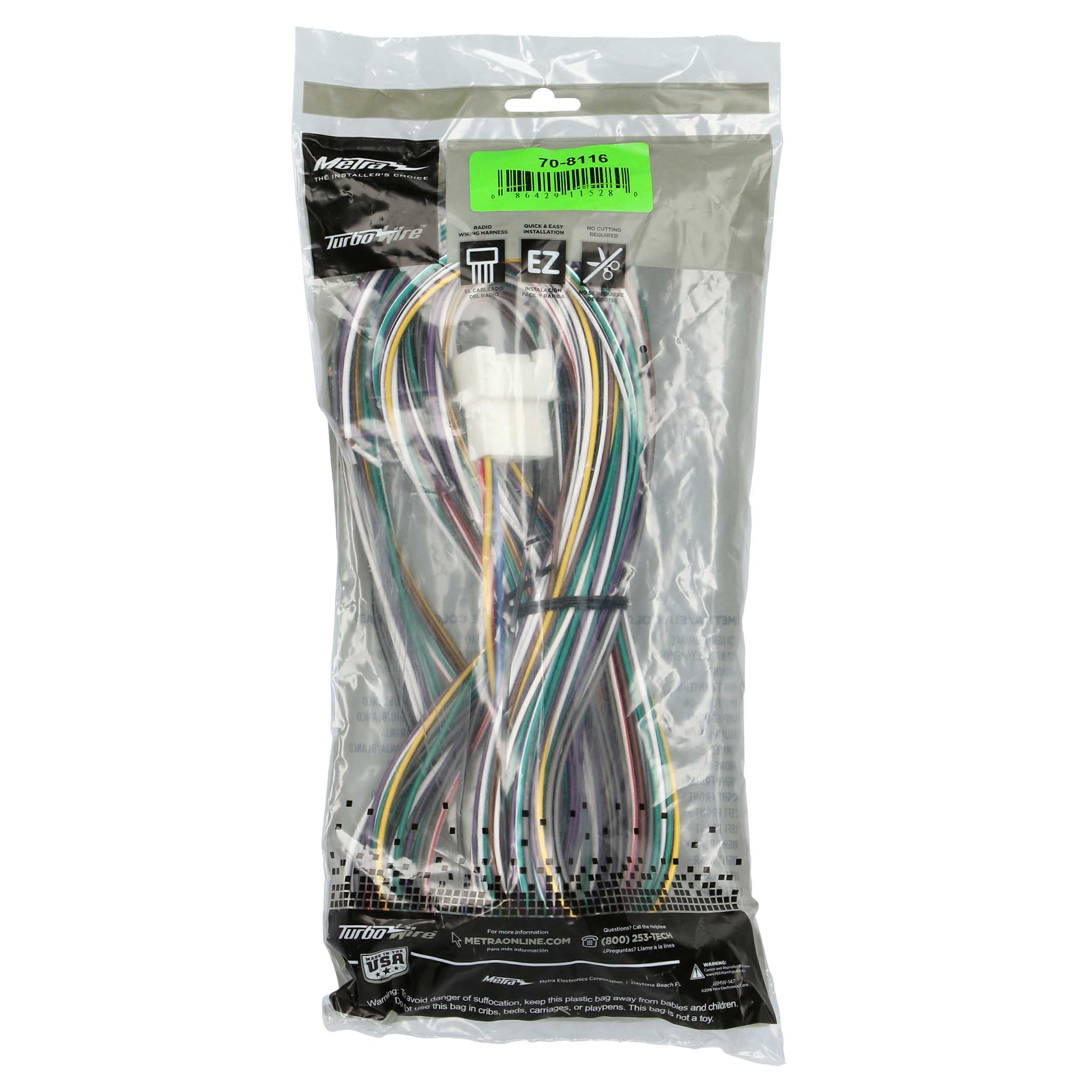 Amp Bypass Harness - Fits Toyota 2000-2009
