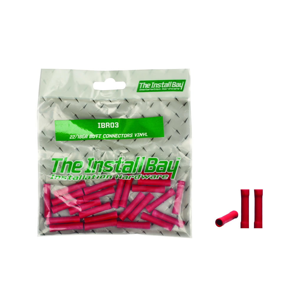 22 - 18 Butt Connector Vinyl - Retail Pack