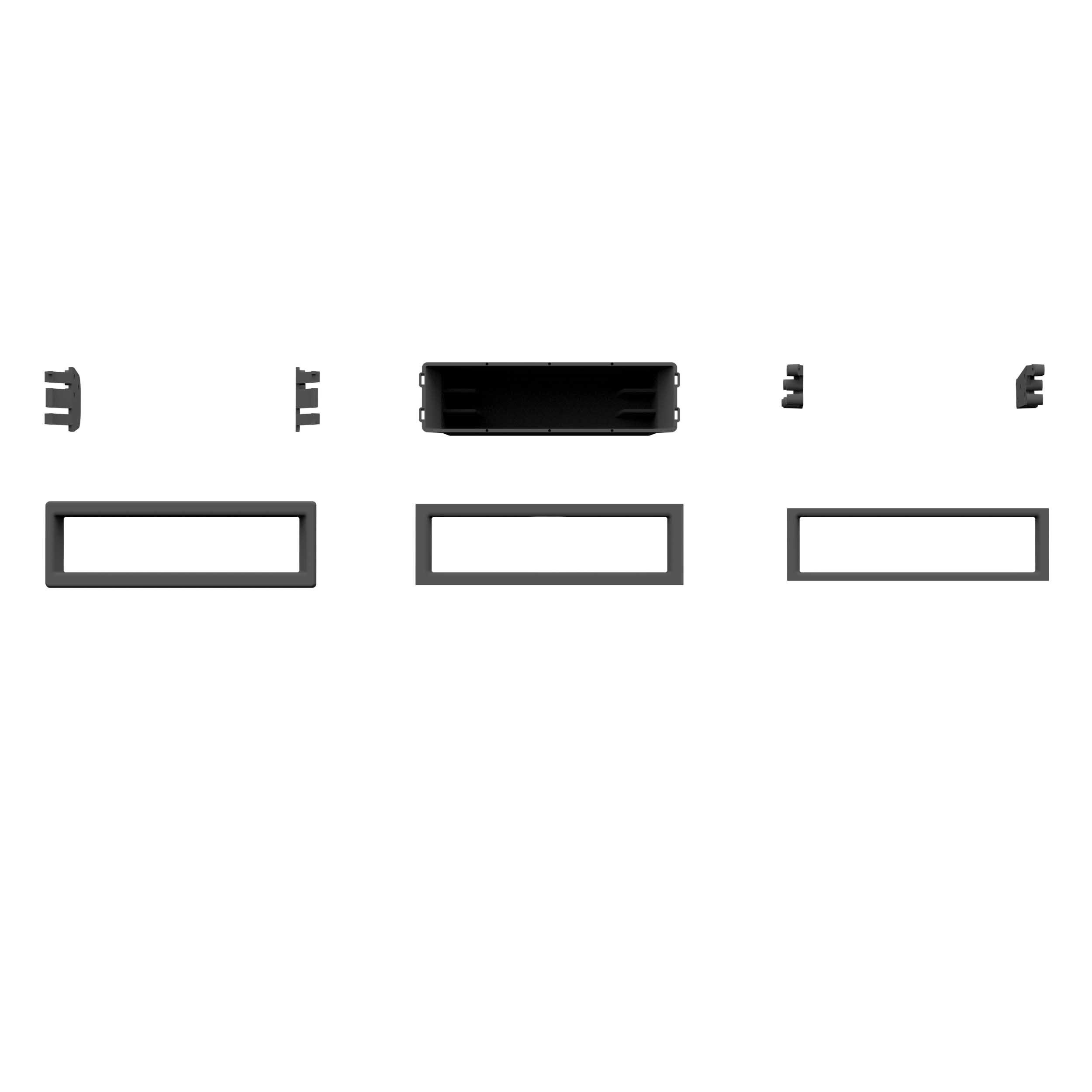 Ford Mazda Nissan Toyota Volvo Under Radio Multi-Pocket