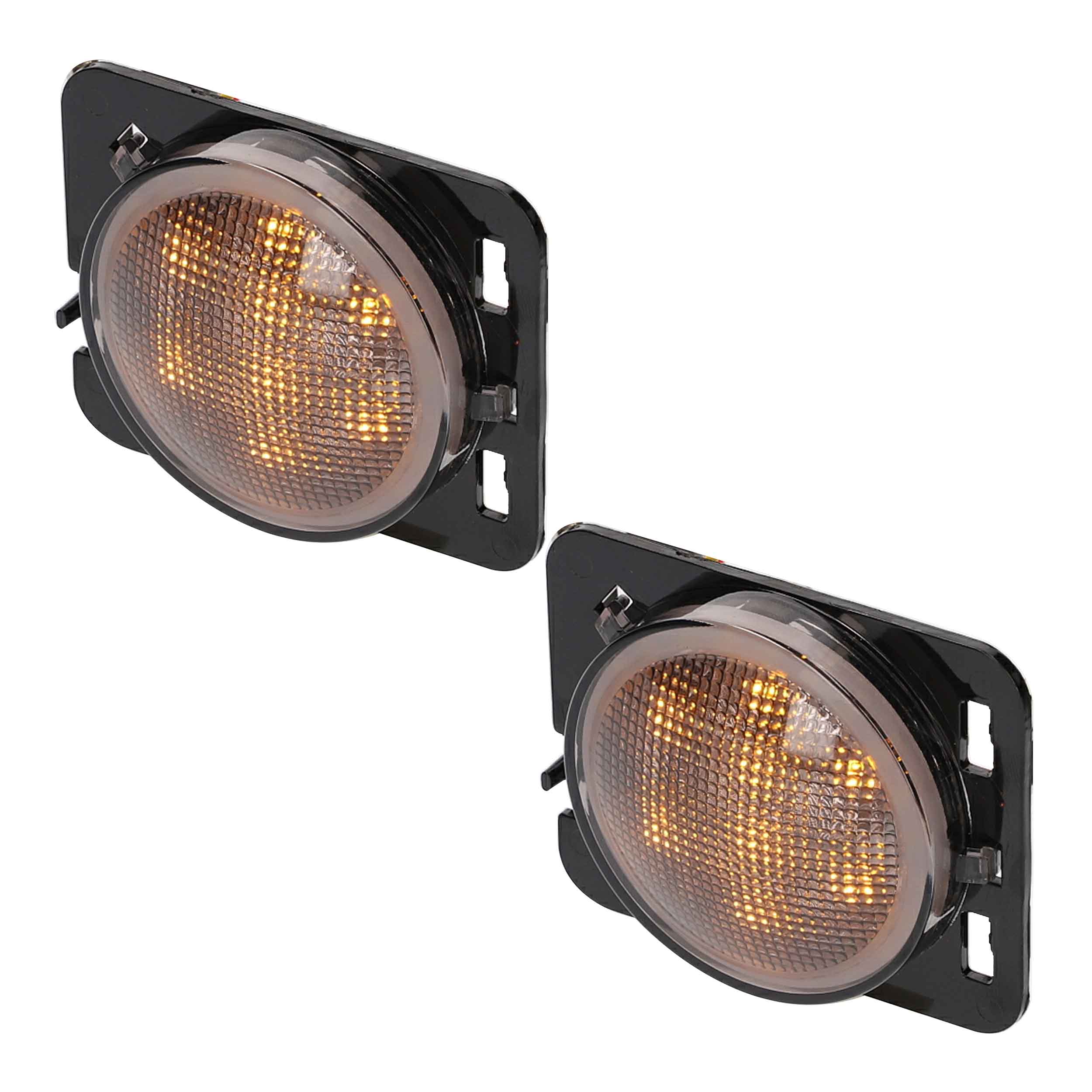 Amber LED Side Marker with Halo - Wrangler JK 2007-2018