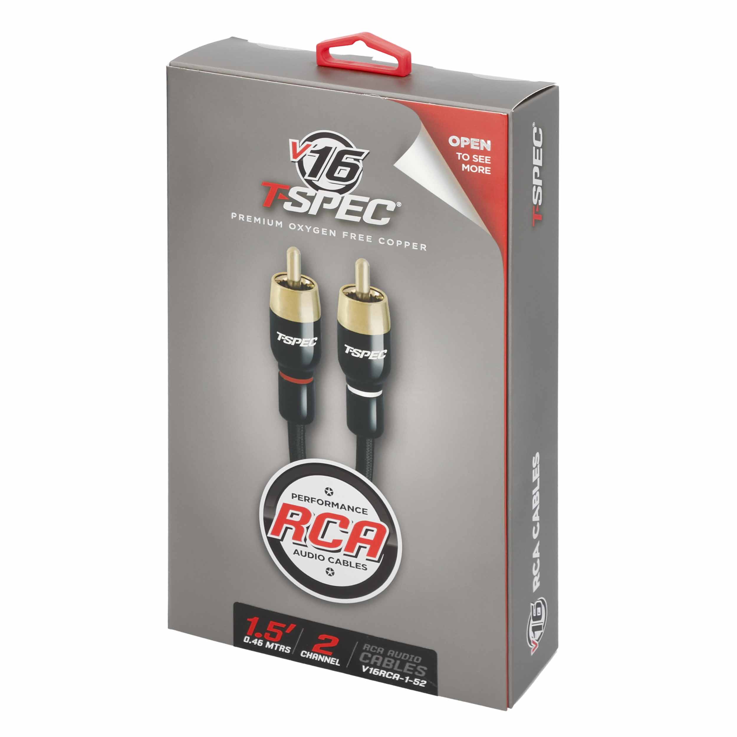 V16 Series RCA Audio Cables - 1.5 Feet