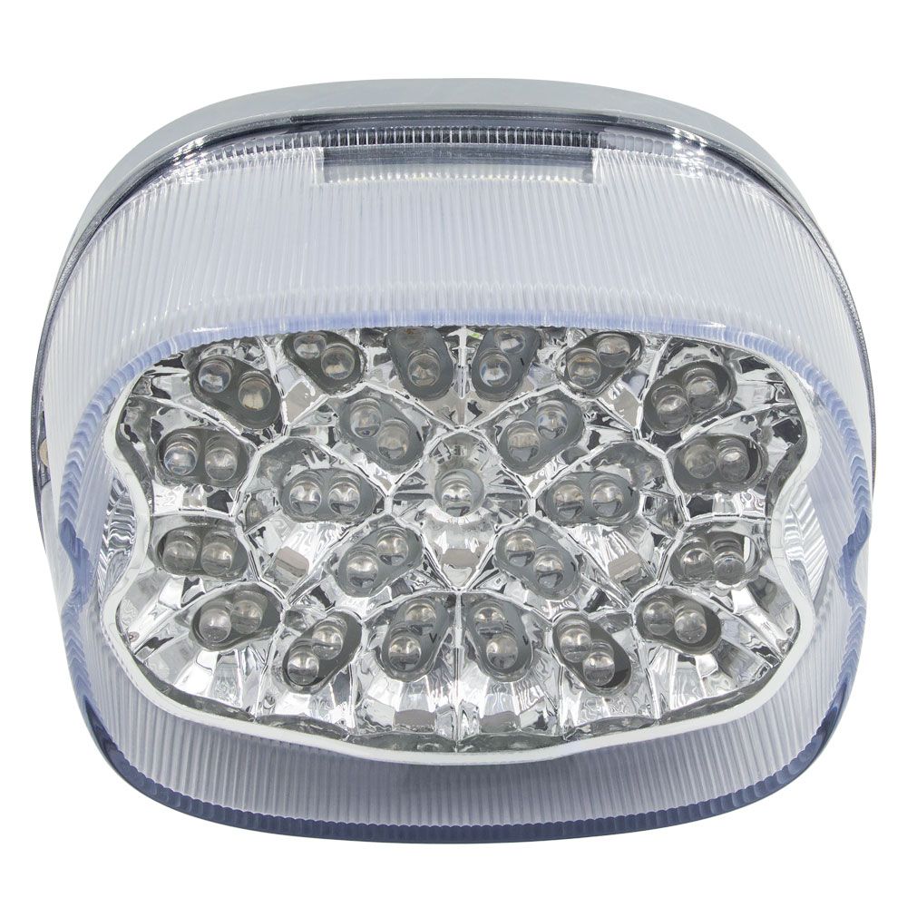 Clear Replacement Tail Light with Turn Signals - Harley Davi