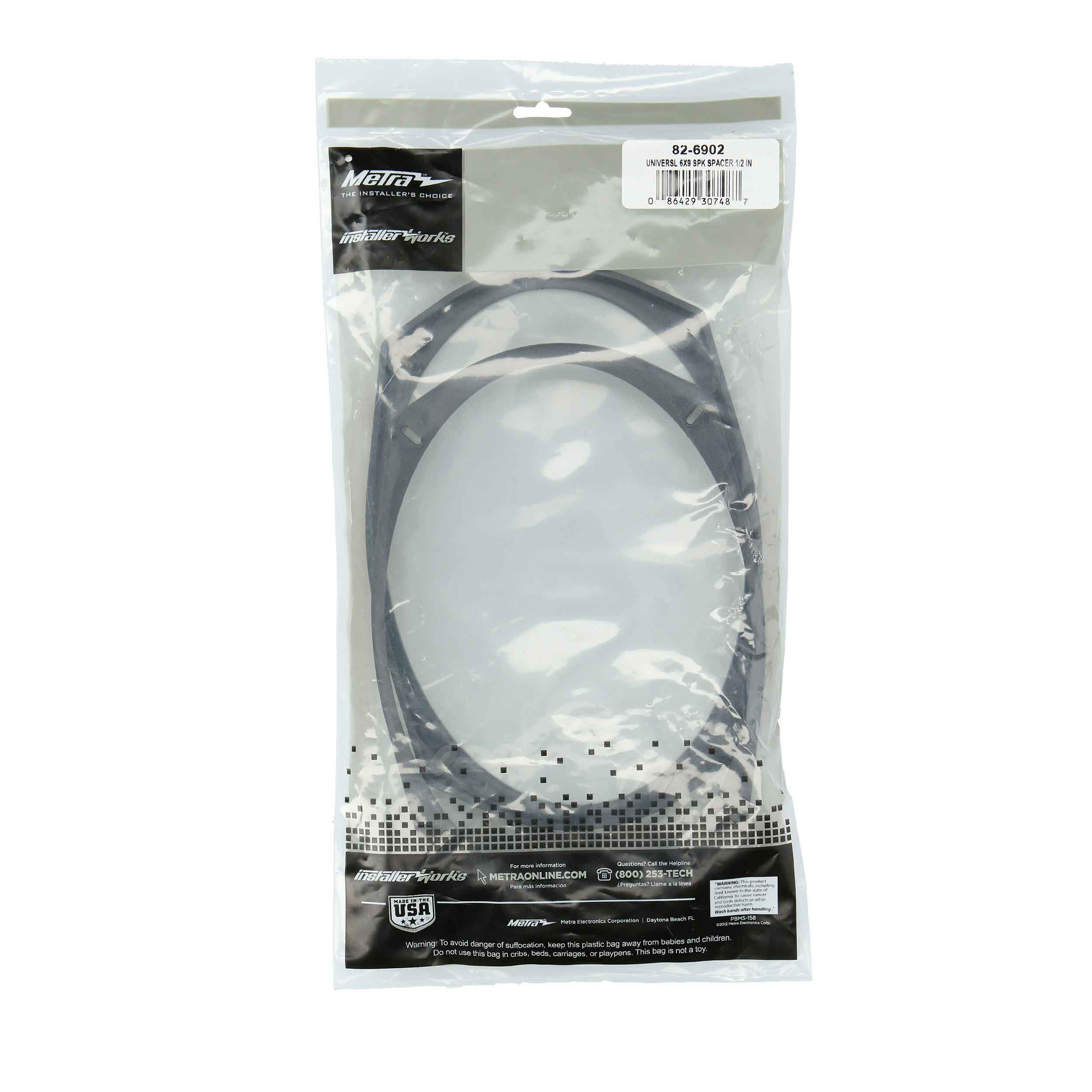 SPEAKER SPACER - UNIVERSAL 1/2” FOR 6” X 9” SPEAKERS