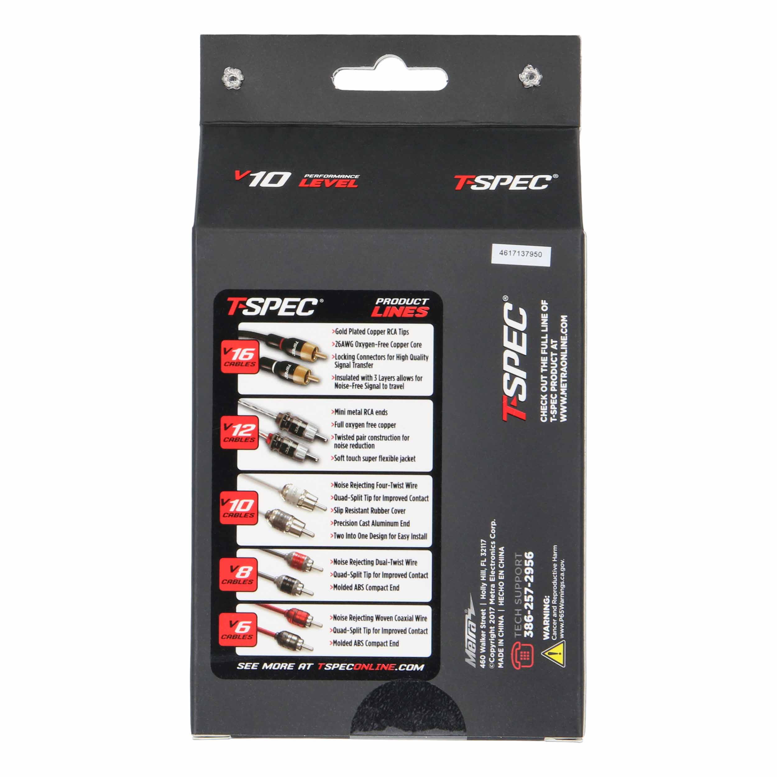 RCA v10 Series 2-Channel Audio Cable - 3 FT