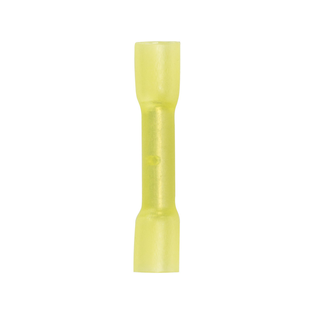 Heat Shrink Yellow Butt Connector 24/26GA - 100PK