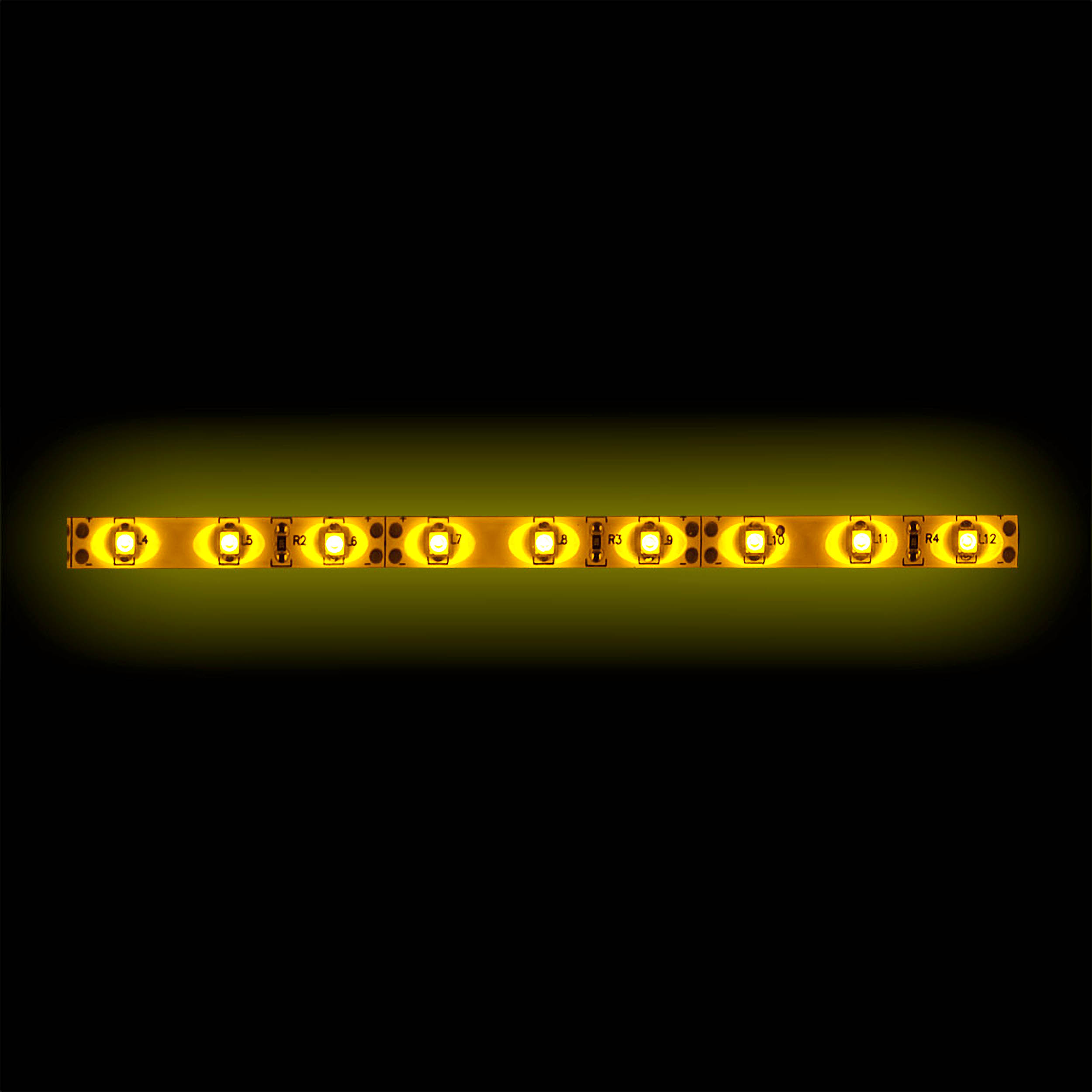3528 Amber Light Strip - 1 Meter, 60 LED, Bulk