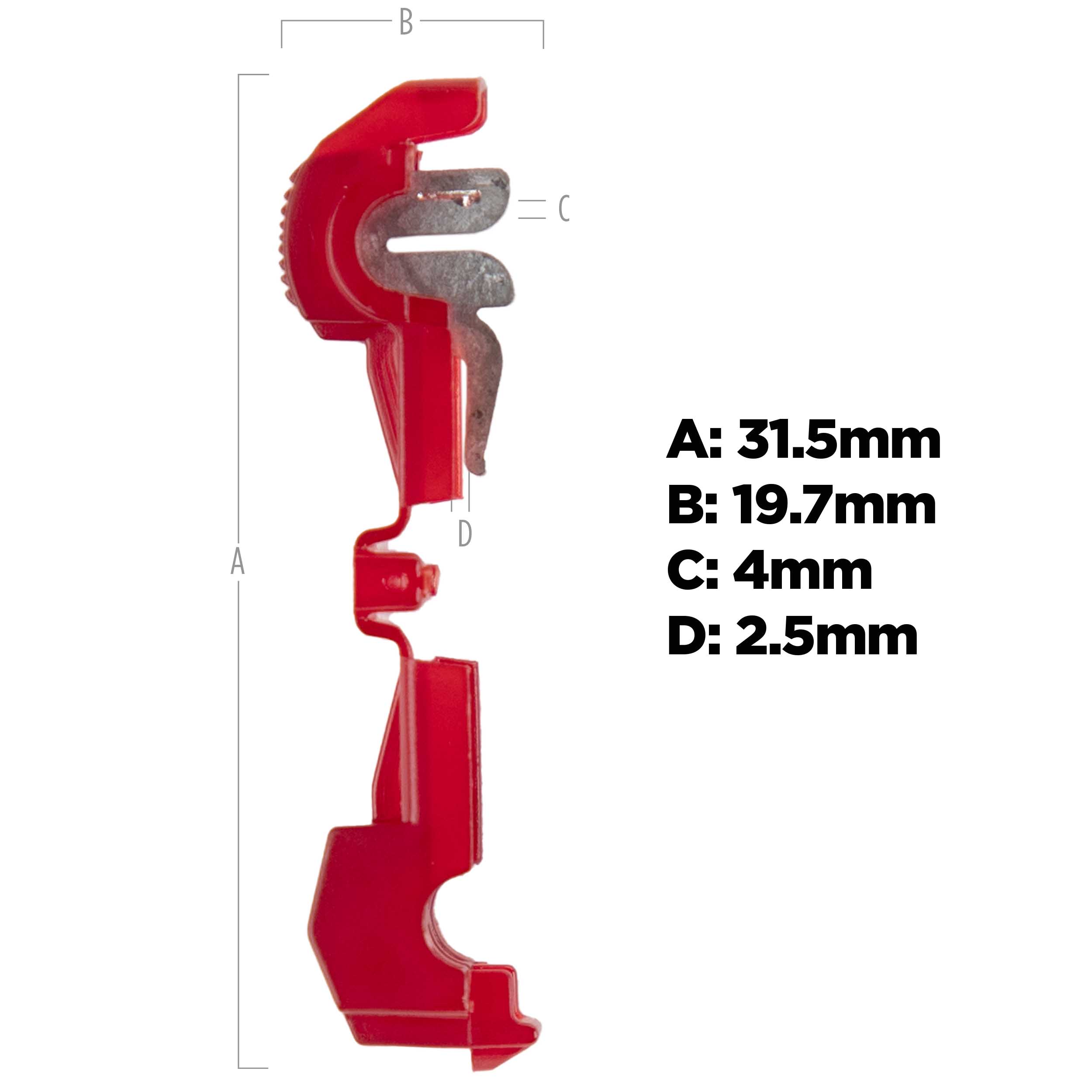 3M™ Red T-Tap 22-18 Gauge  Package of 100