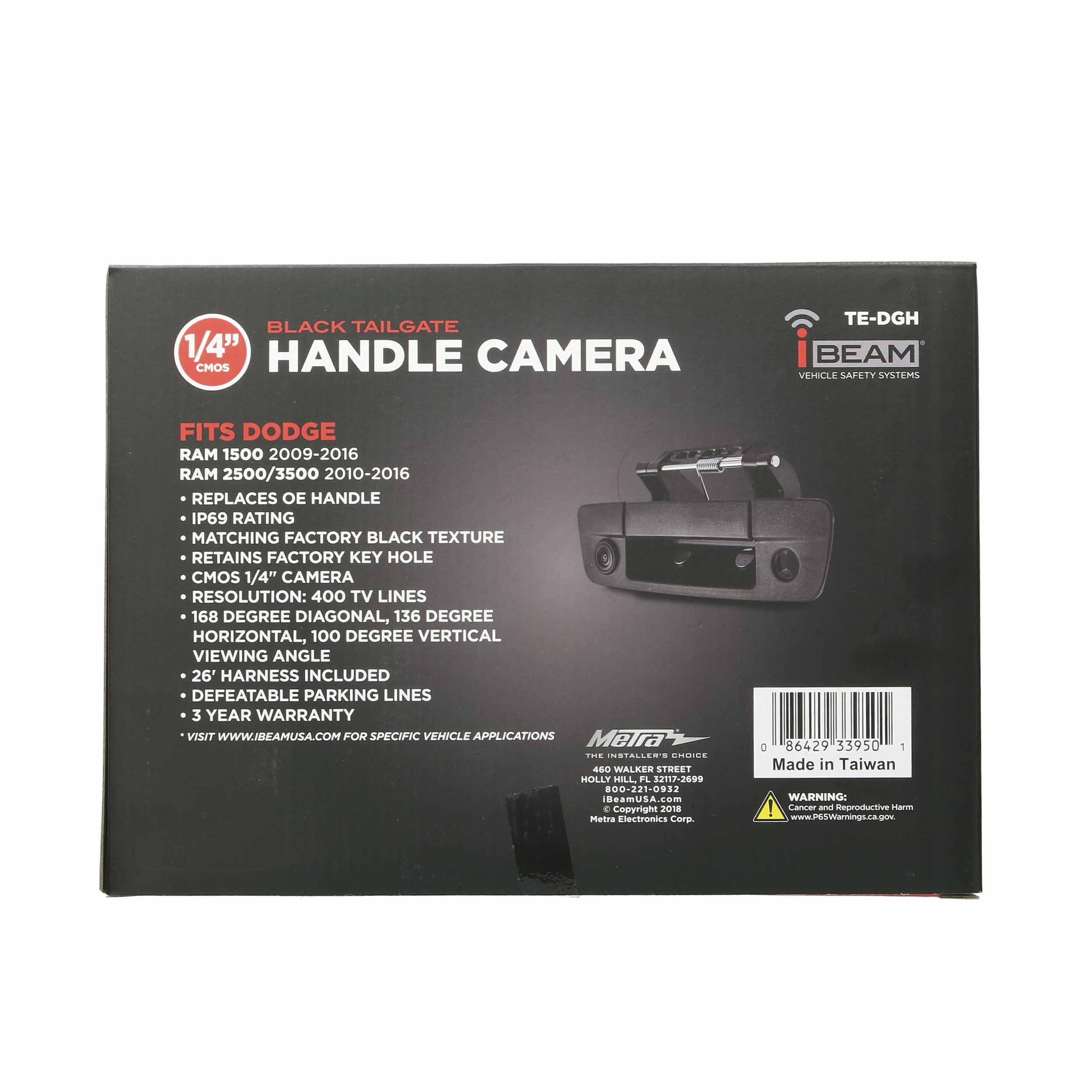 Ram Factory Replacement Tailgate Handle Camera