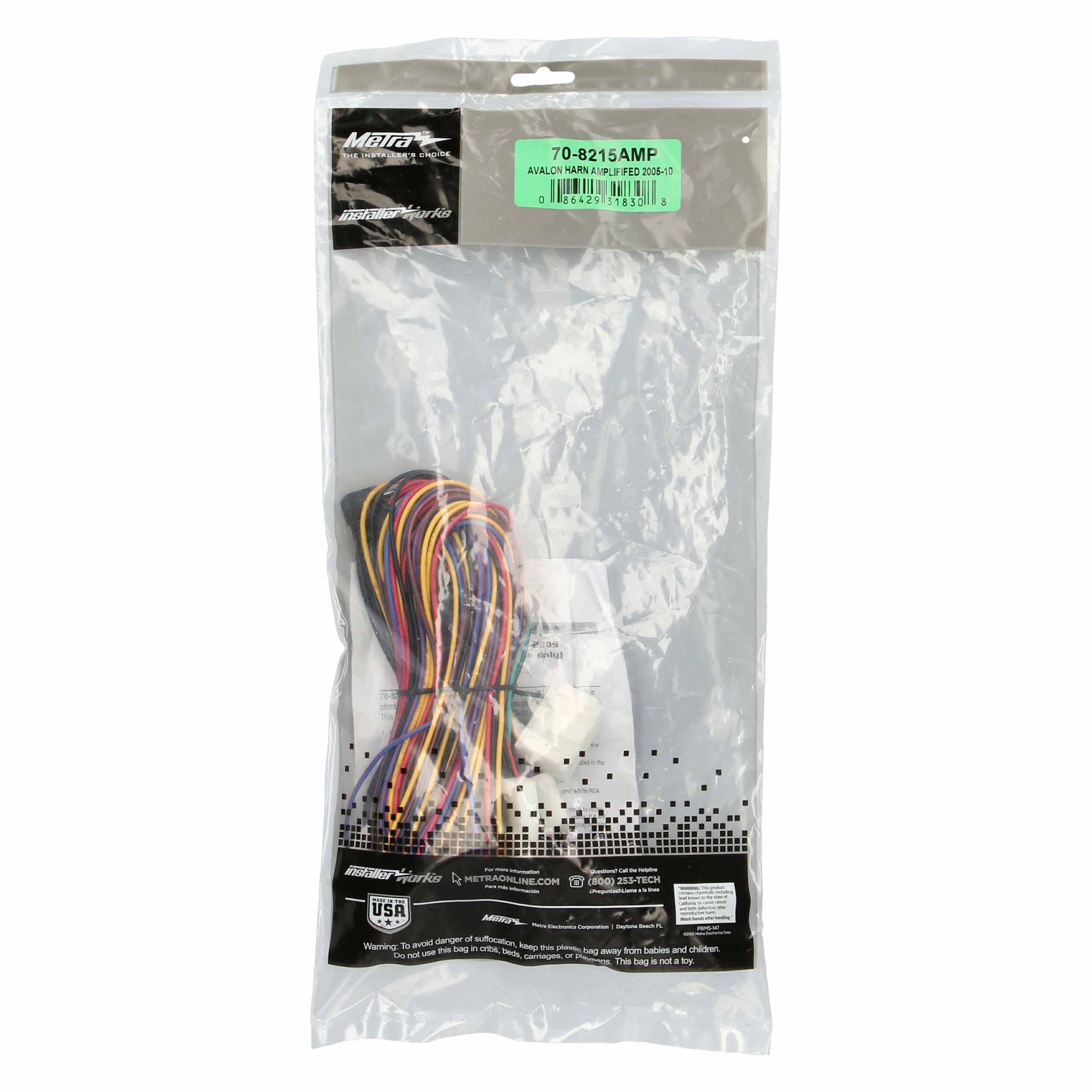 Radio Relocation Harness - Fits Toyota Avalon 2005-2010