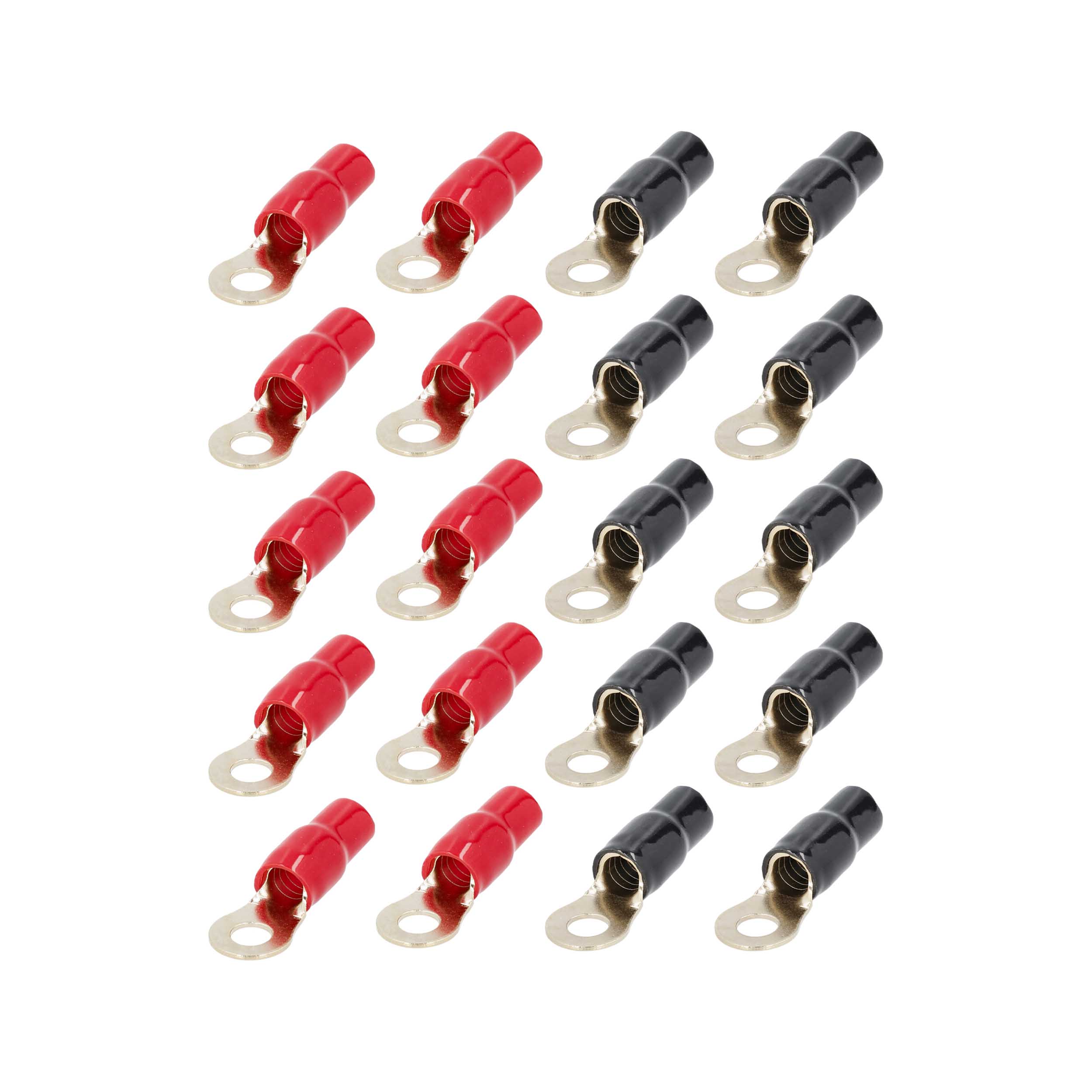 4AWG 5/16in GOLD RING TERMINALS - 20 PK