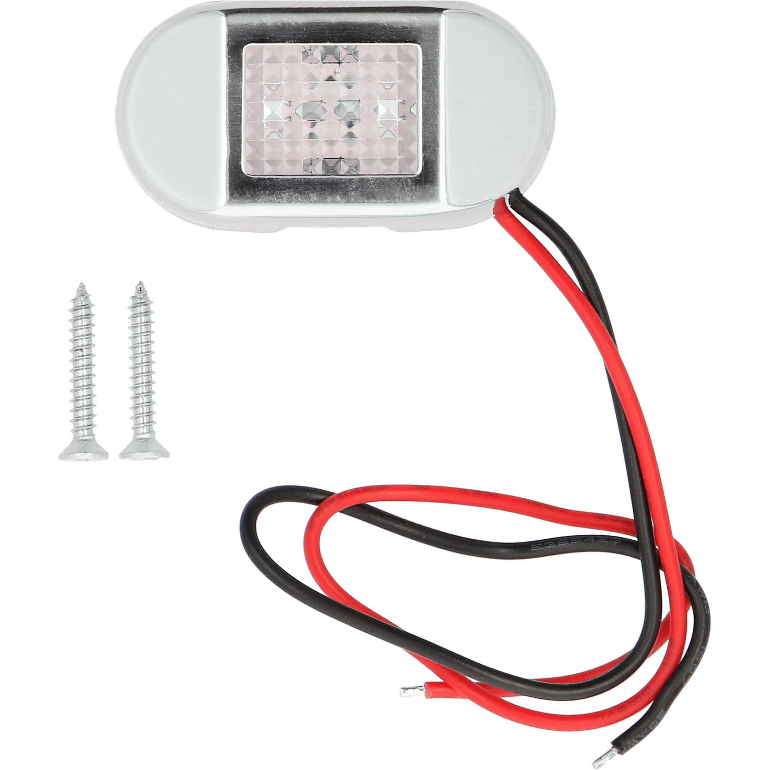 White 2-LED Accent Light - Stainless Steel Bezel