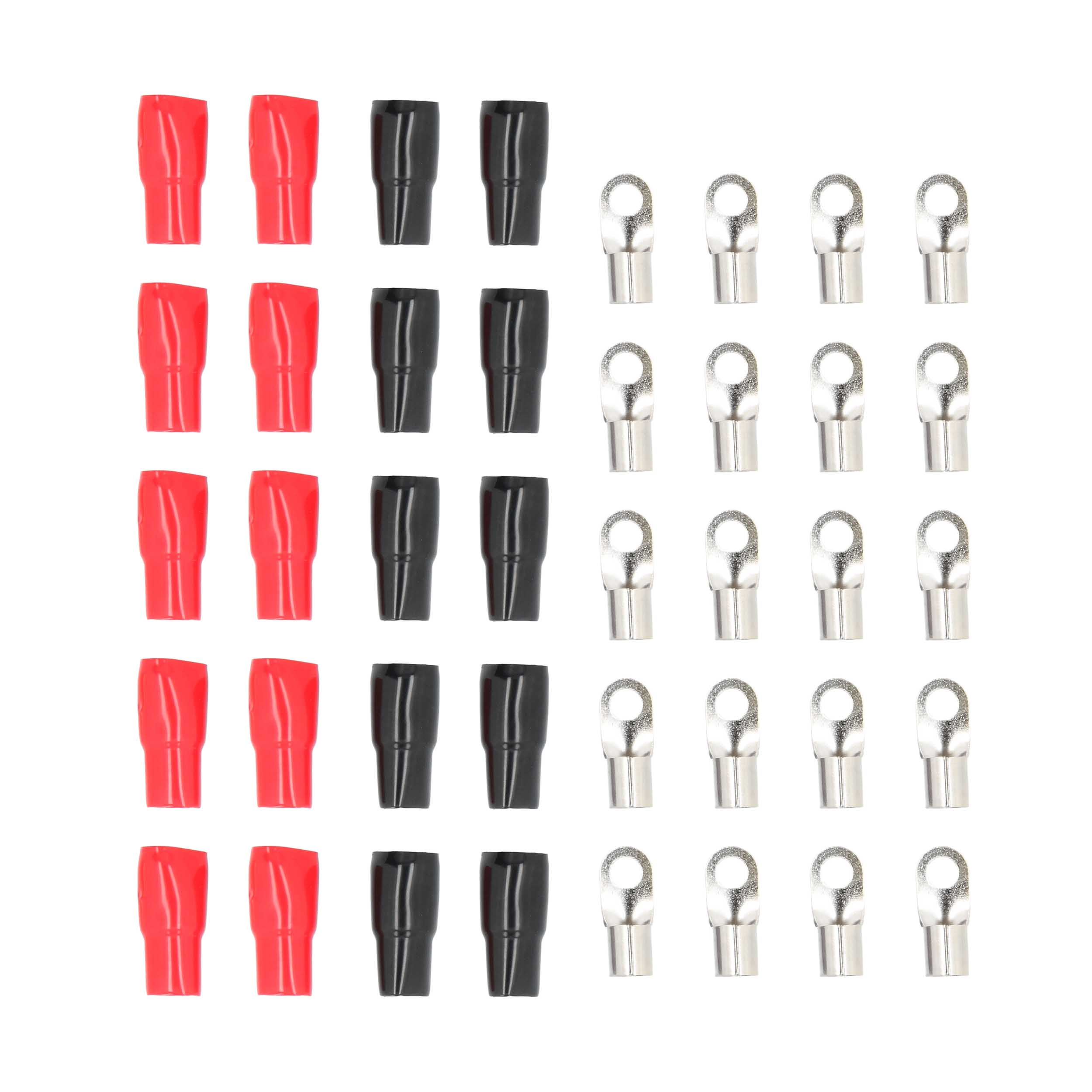 1/0 AWG 3/8 Inch Gold Ring Terminal - 20 PK