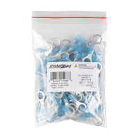 Blue Nylon Ring Terminal 16-14 Gauge 5/16 in - Pack of 100
